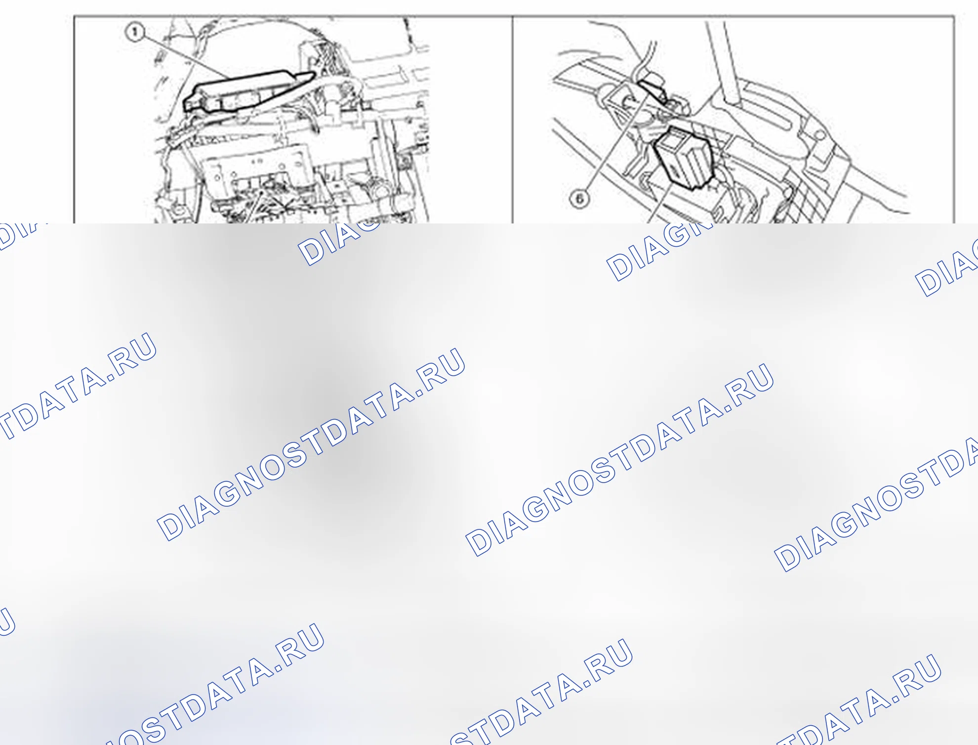 Рис. 167: Расположение компонентов. Nissan Altima L32