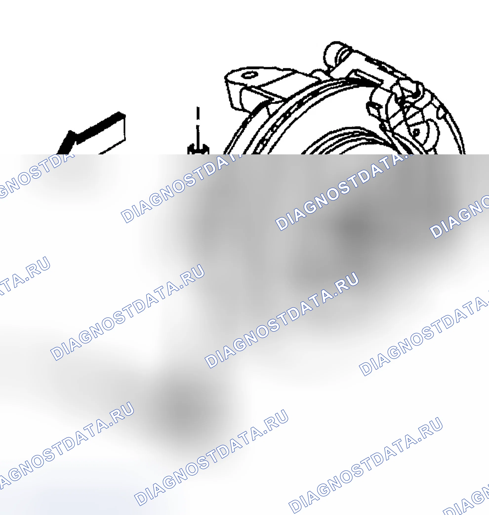 Рис. 3: Порядок демонтажа. Chevrolet Chevy Express H2500 
