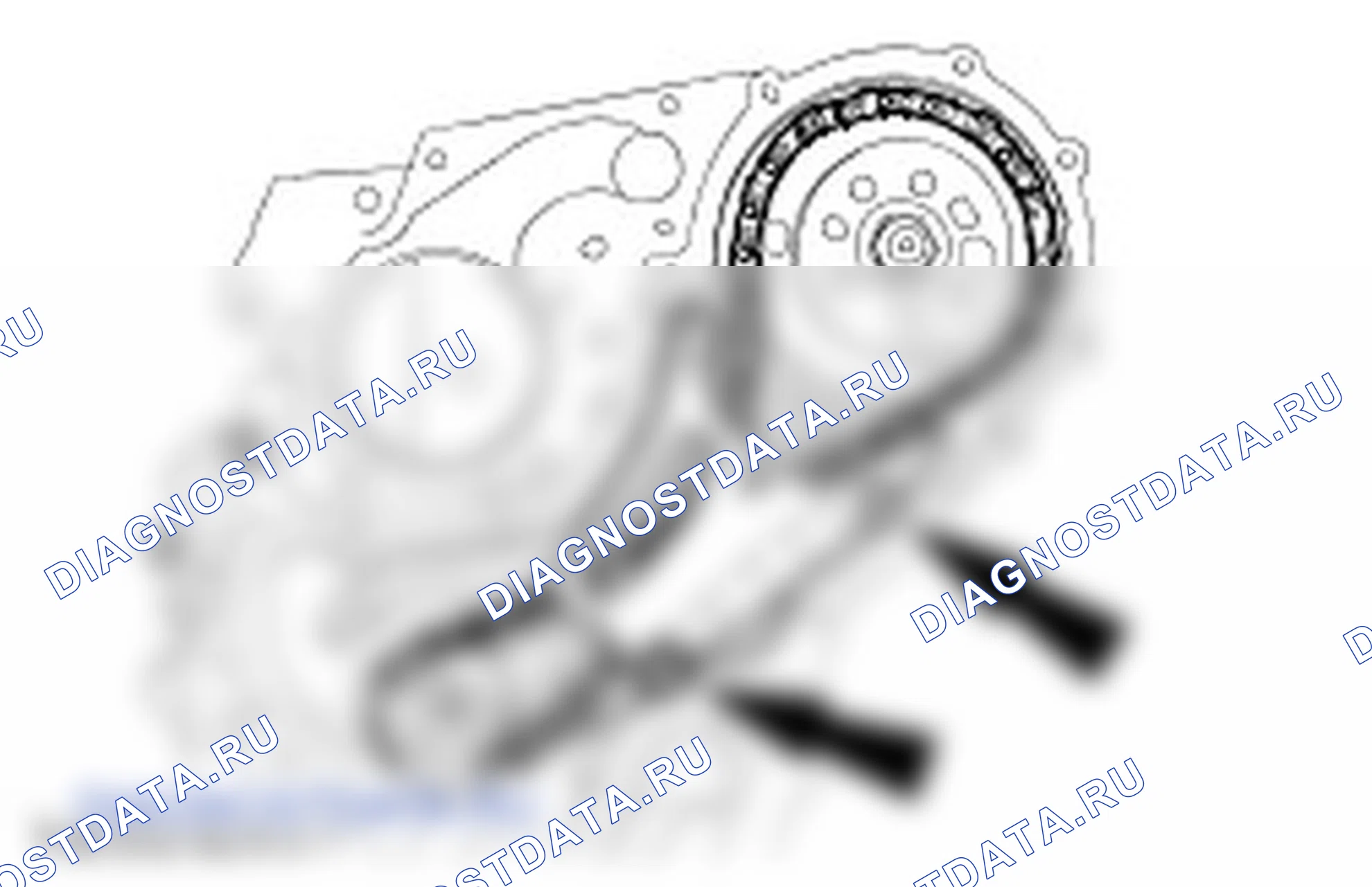 Разборка двигателя. Ford Transit Connect I