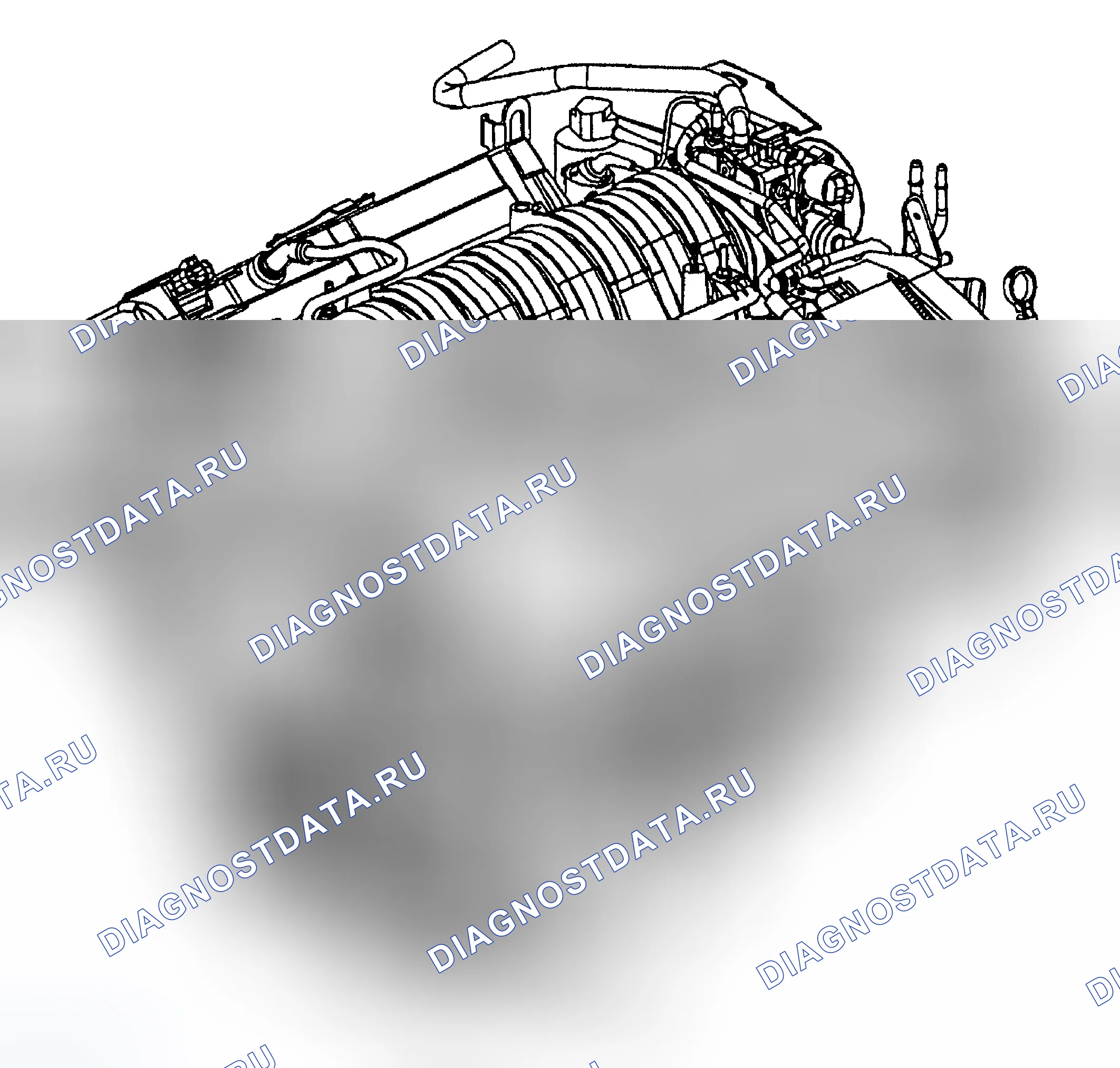 Рис. 1648: Описание компонентов двигателя. Hyundai Terracan I