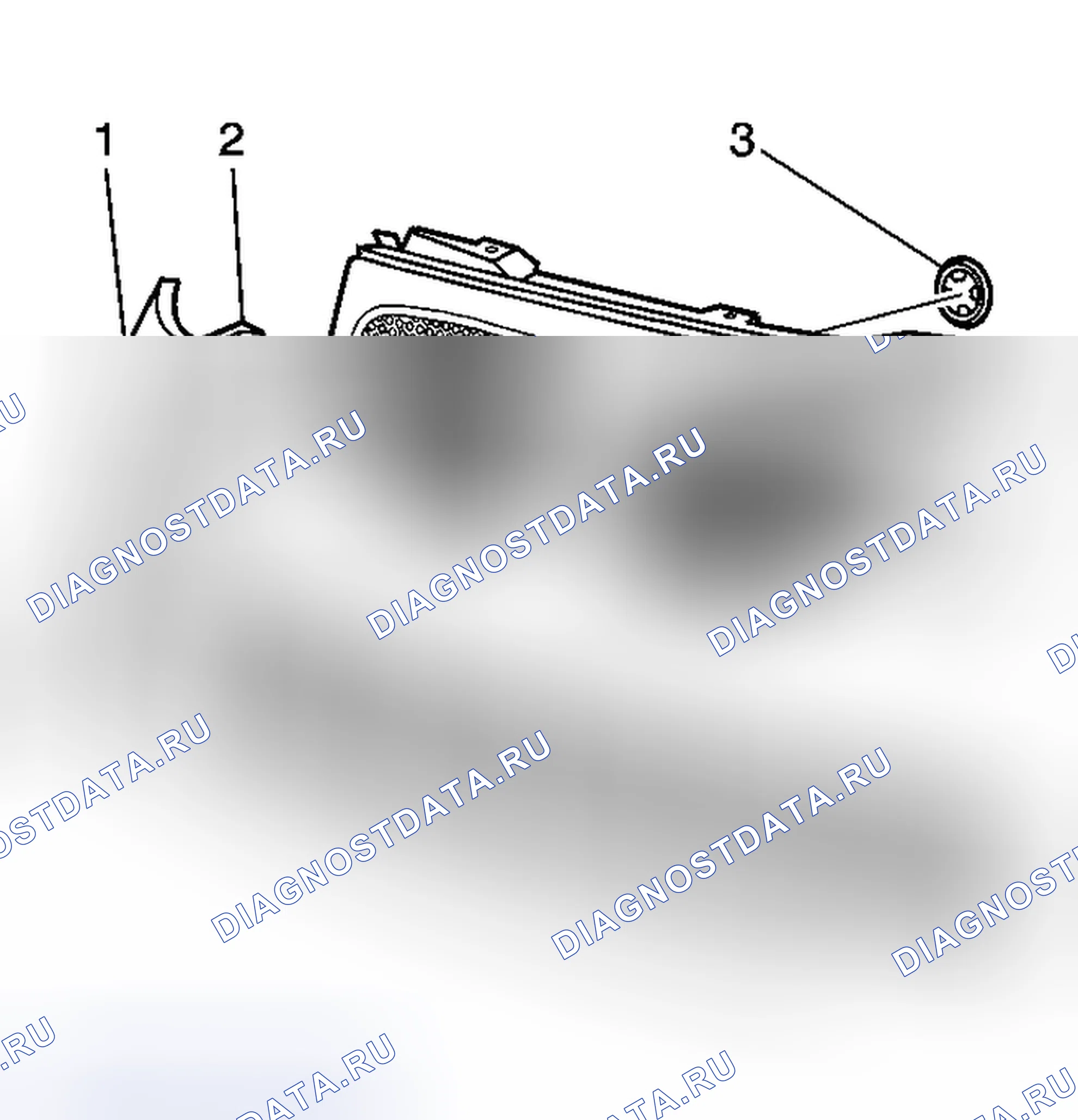 Рис. 1: Порядок демонтажа. Hyundai XG I рестайлинг