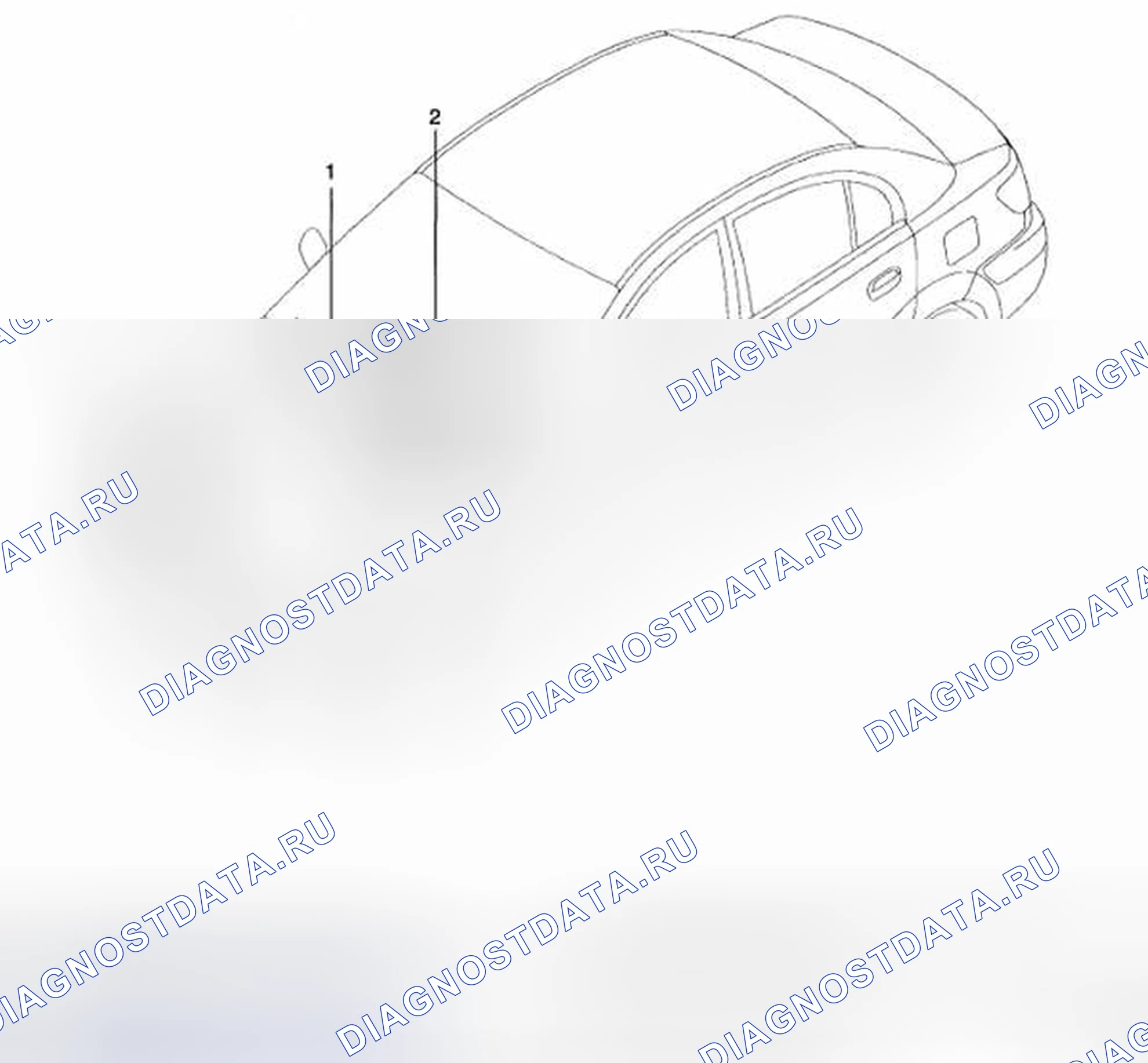 Рис. 1: РАСПОЛОЖЕНИЕ КОМПОНЕНТОВ. Geely Preface I рестайлинг