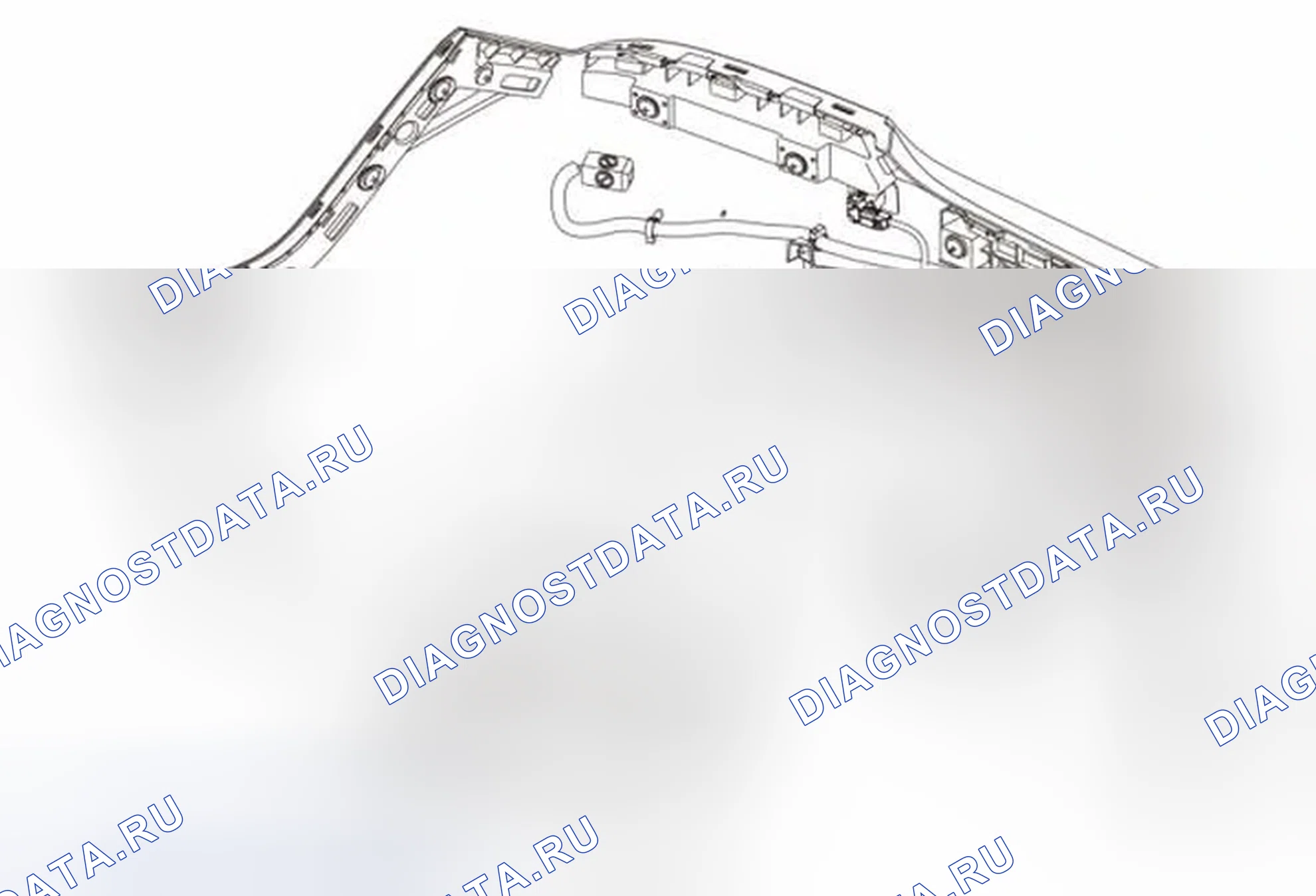 Рис. 18: Замена теплозащитного экрана заднего бампера. Buick LaCrosse II рестайлинг