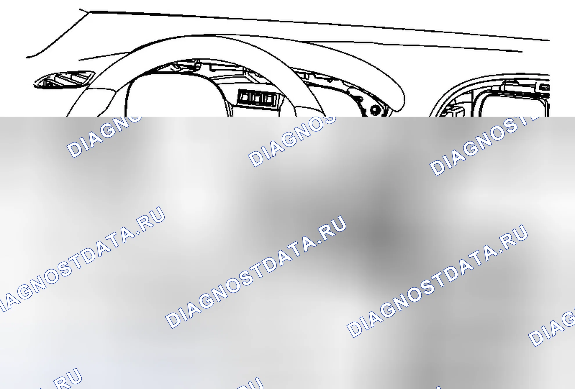 Рис. 67: Замена формовки приборной панели - сторона водителя. Chevrolet Malibu VIII рестайлинг