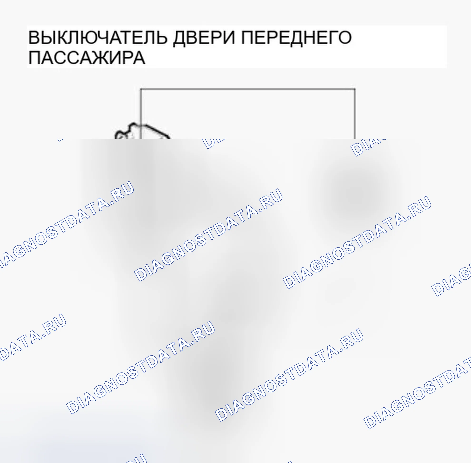 Рис. 208: Поиск и устранение неисправностей цепи дверного переключателя переднего пассажира. Honda Accord VIII