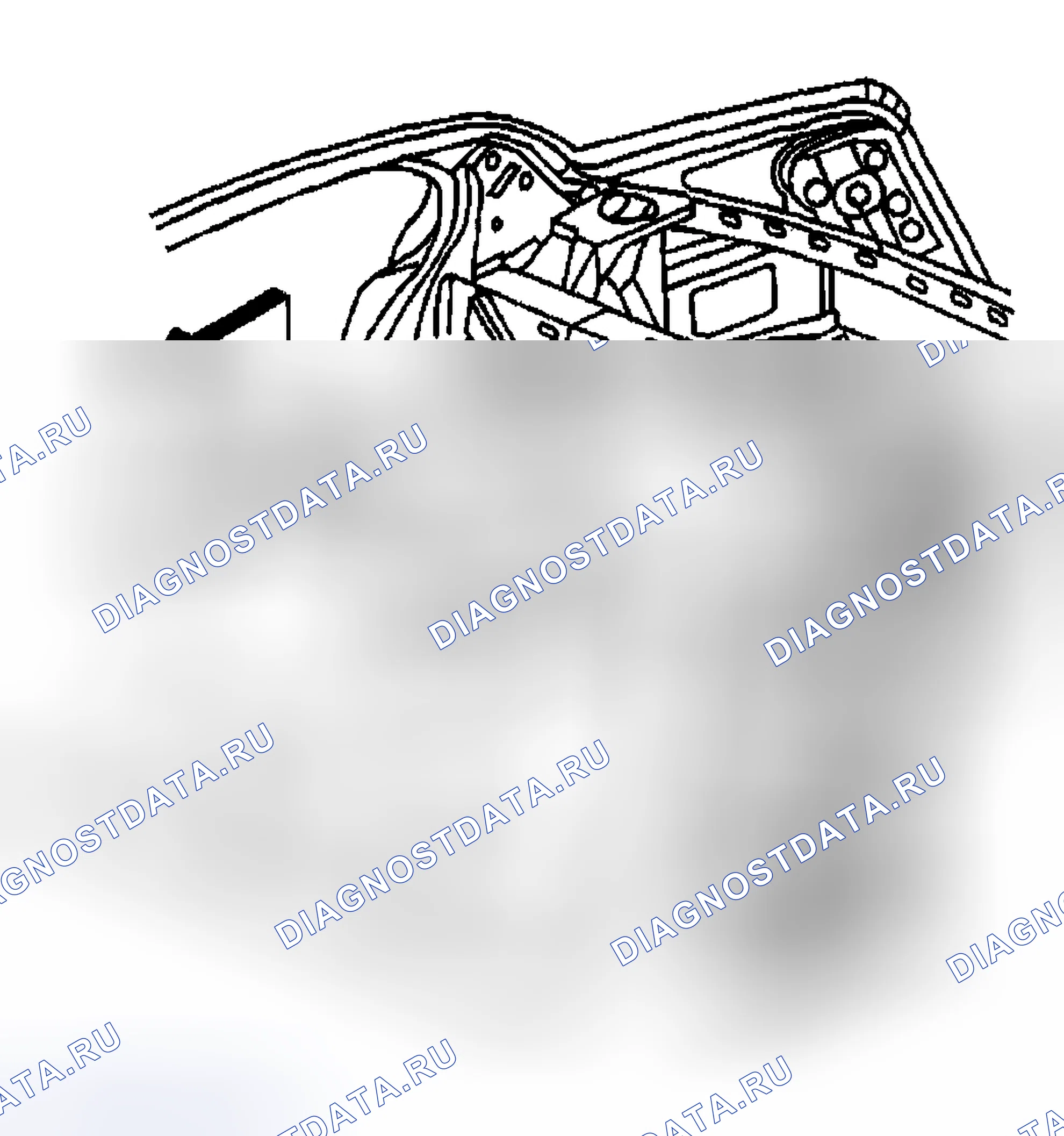Рис. 6: Порядок демонтажа. Hyundai Veracruz I
