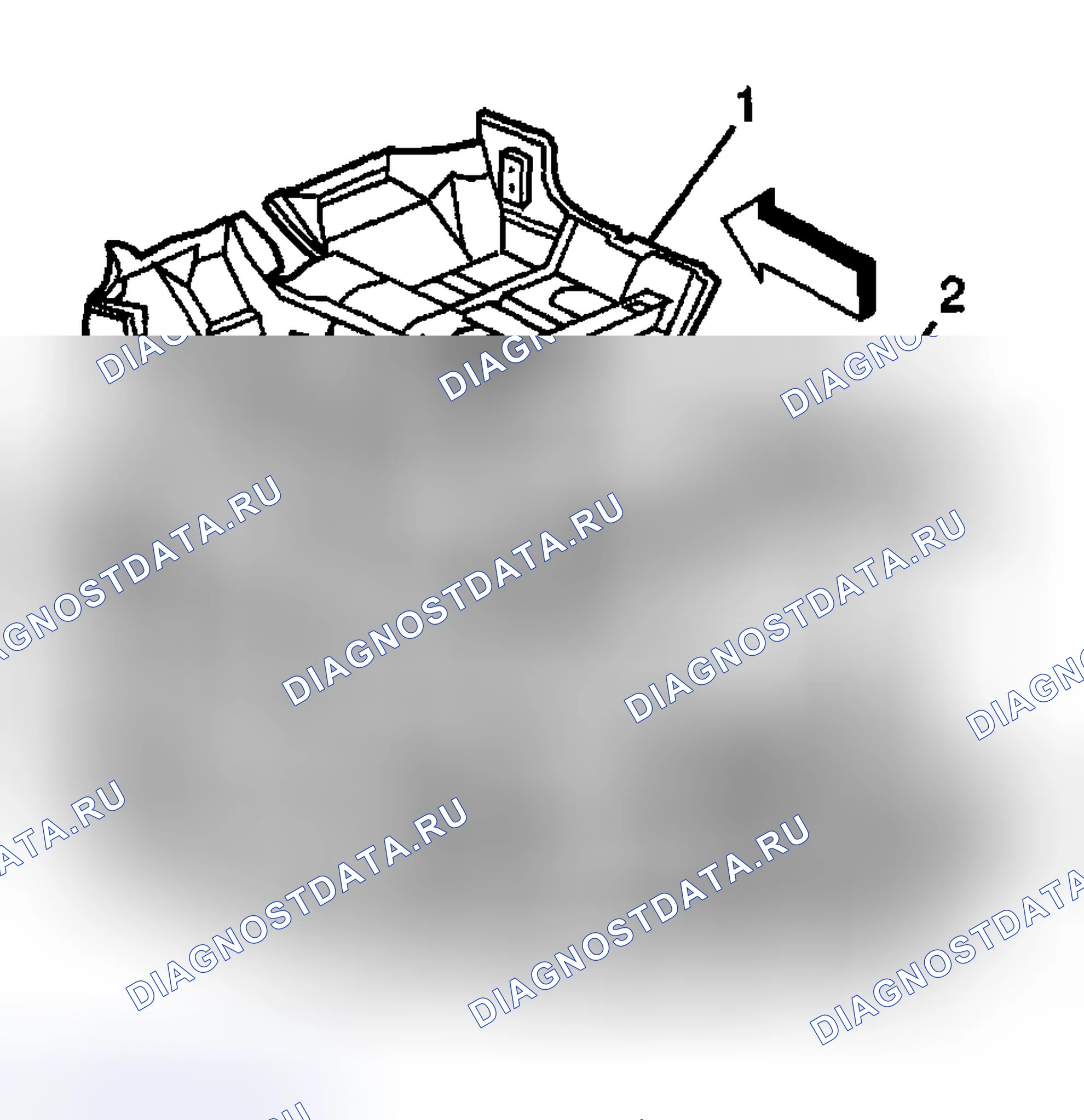 Рис. 2: Порядок демонтажа. Hyundai Veracruz I