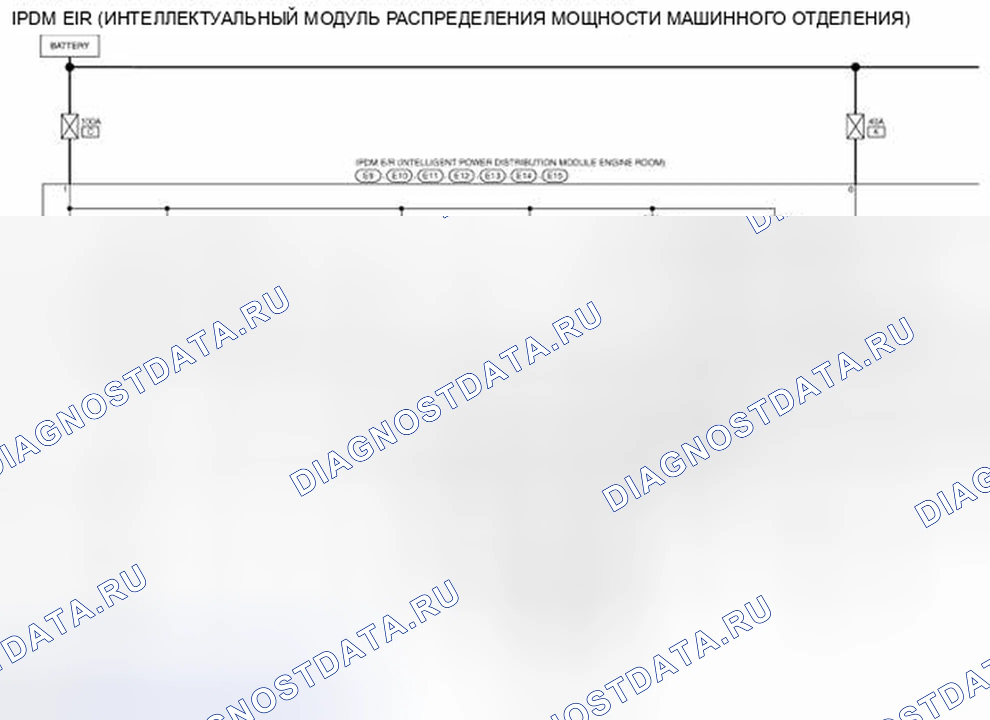 Рис. 108: IPDM E / R - электросхема (1 из 4). Honda S-MX I