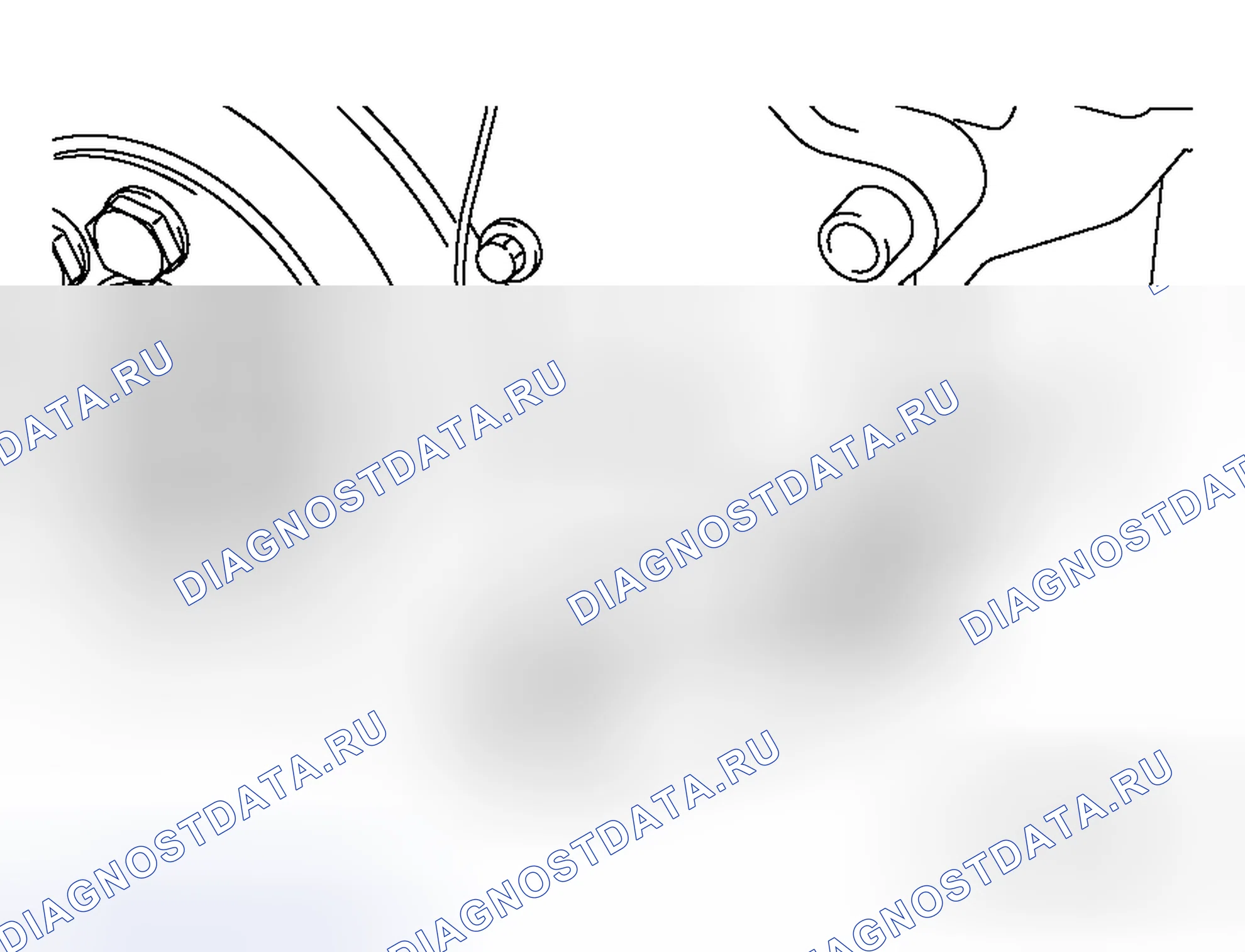 Рис. 49: > > B < < БОЛТЫ МАХОВИКА / A / T УСТАНОВКА БОЛТОВ ПРИВОДНОЙ ПЛАСТИНЫ. Honda Freed+ I