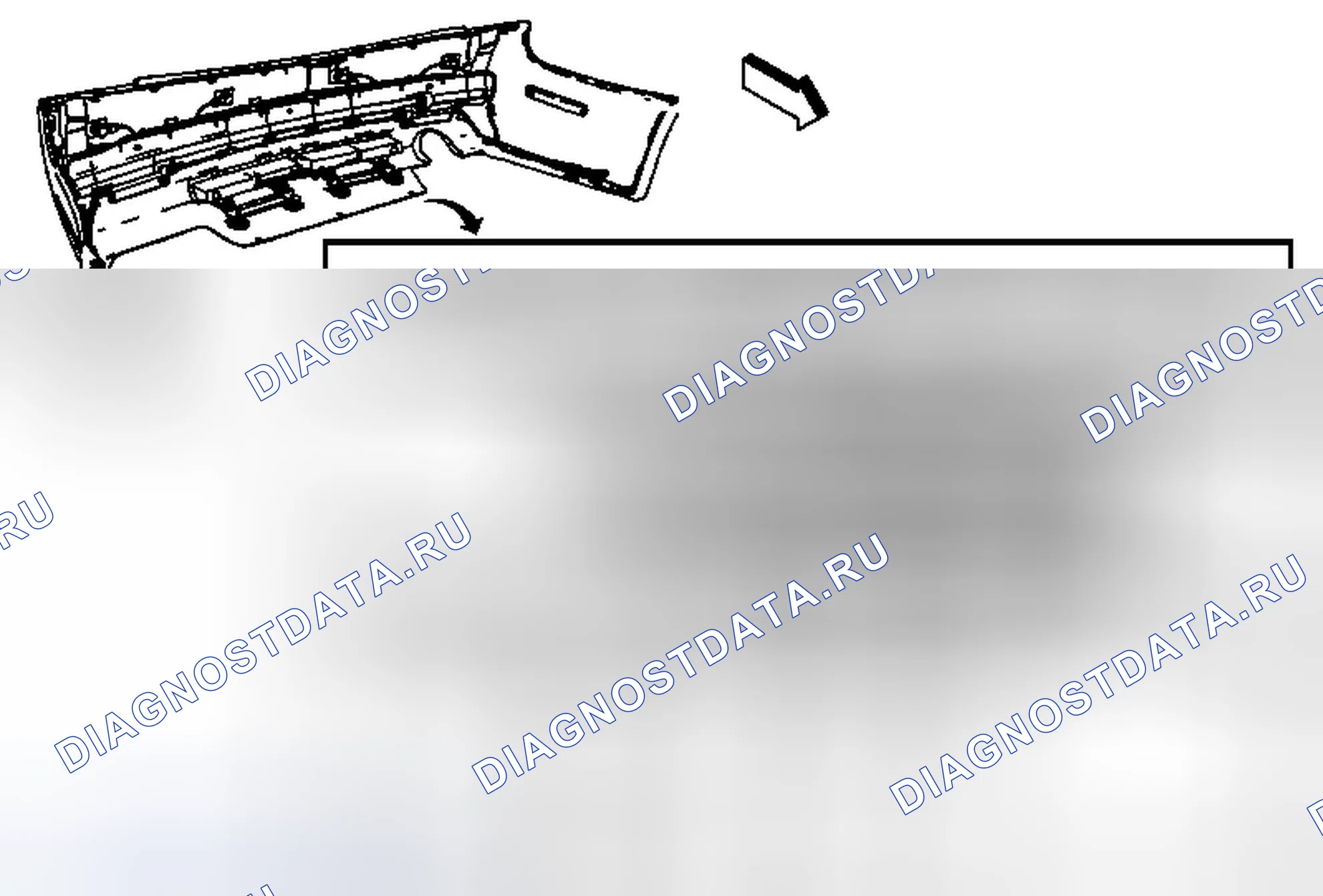 Рис. 54: Замена задней противотуманной фары (T79). Cadillac CTS II