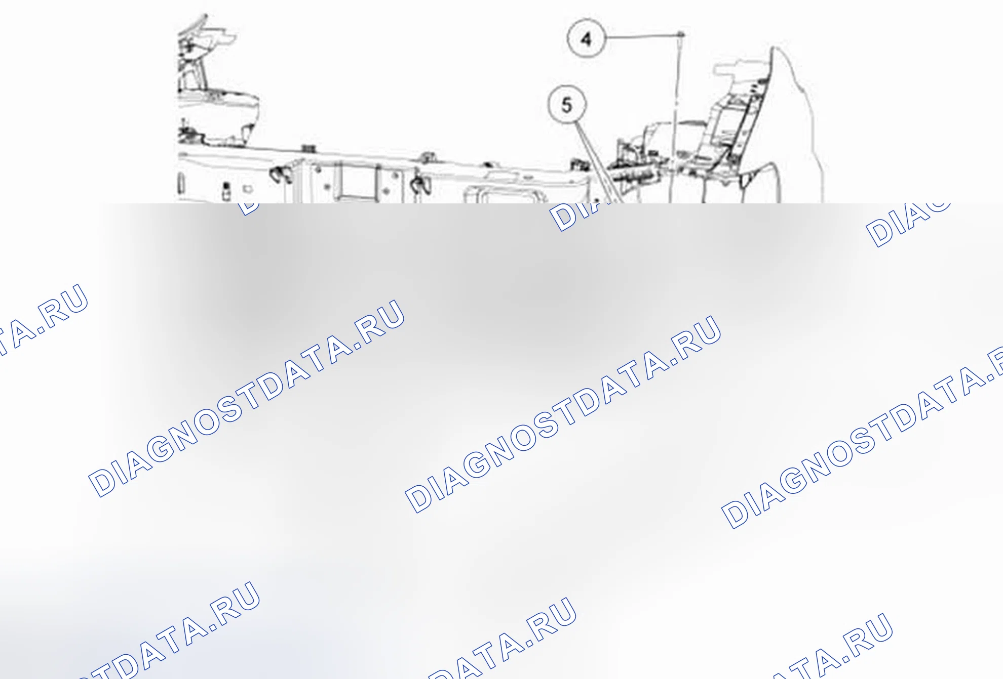 Рис. 87: Фара в сборе. Ford Edge I рестайлинг
