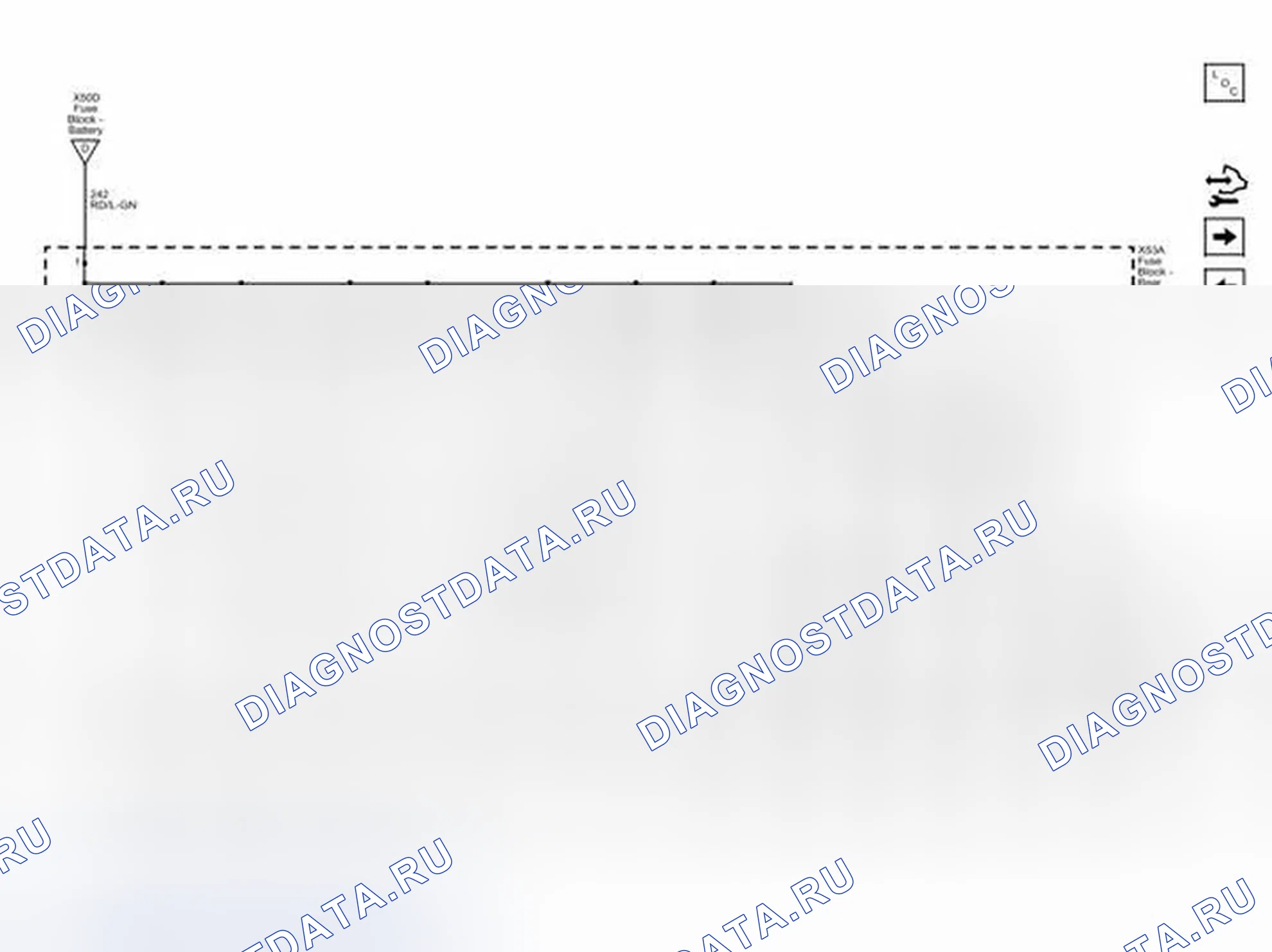 Рис. 184: Предохранители F2rb, F3rb, F4rb, F5rb, F7rb, F8rb, F9rb, F12RB и F13RB. Cadillac ELR I
