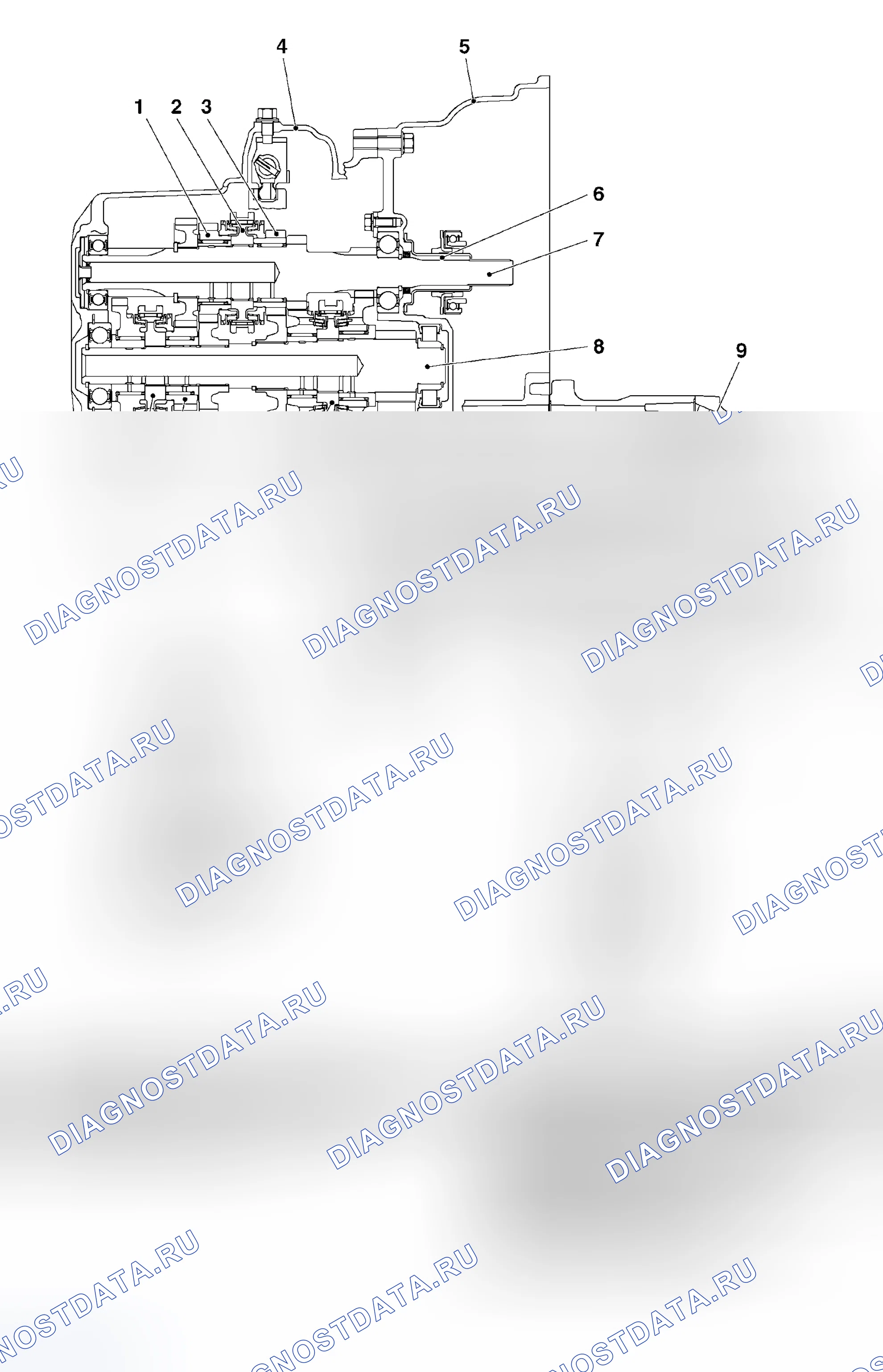 Рис. 2: РАЗРЕЗ < W5m42 >. Honda Envix I