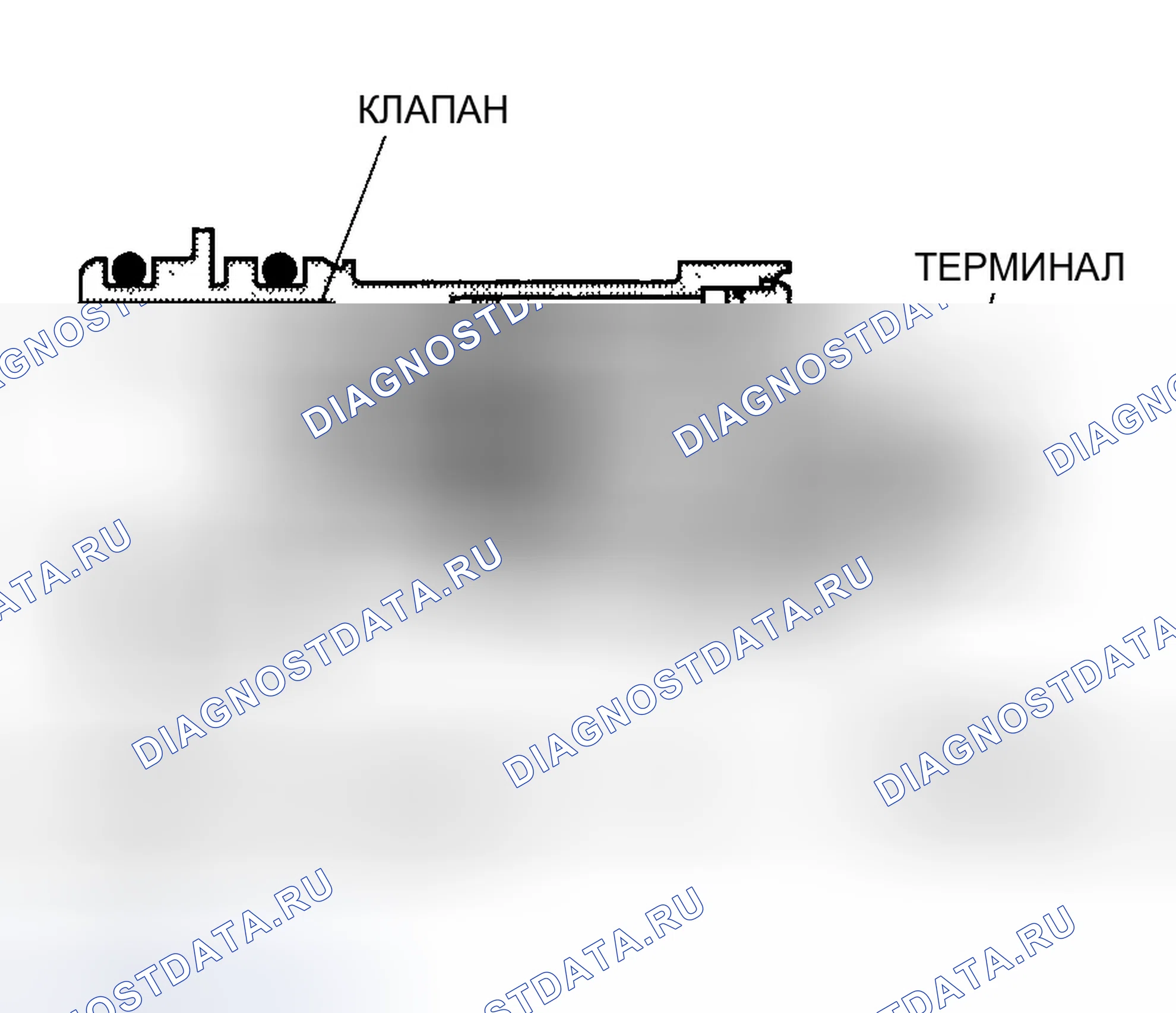 Рис. 52: Запорный клапан вентиляции канистры EVAP. Honda Insight ZE1