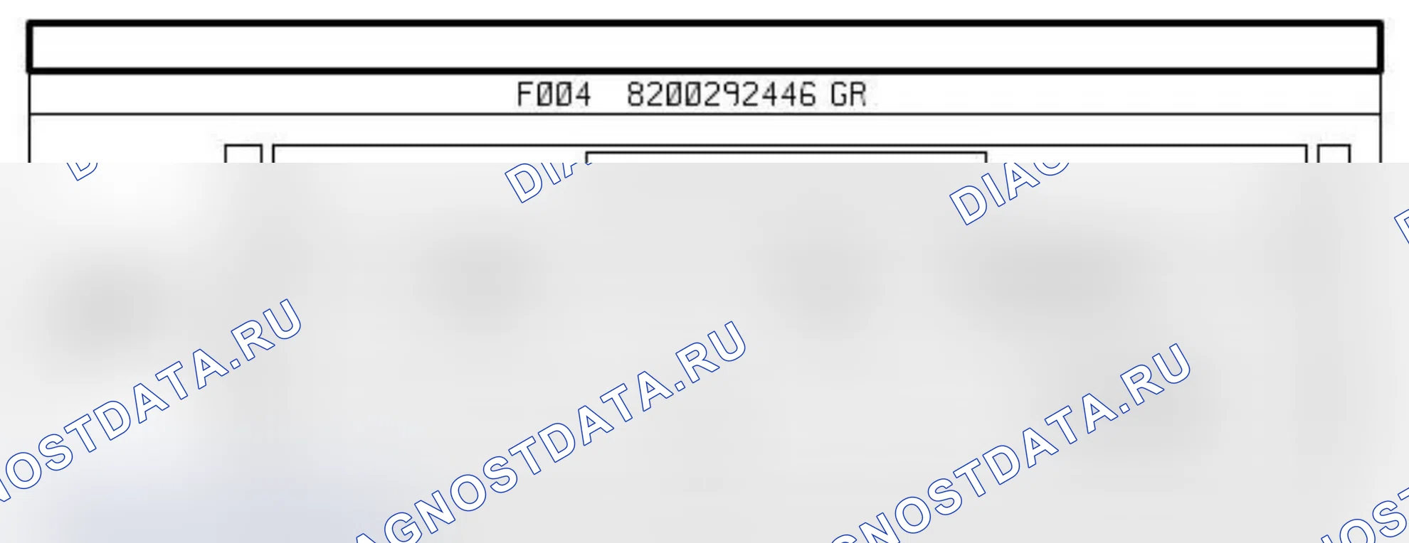 Распиновка разъёма 2003 — ЭБУ системы доступа с функцией "свободные руки". Renault Captur I