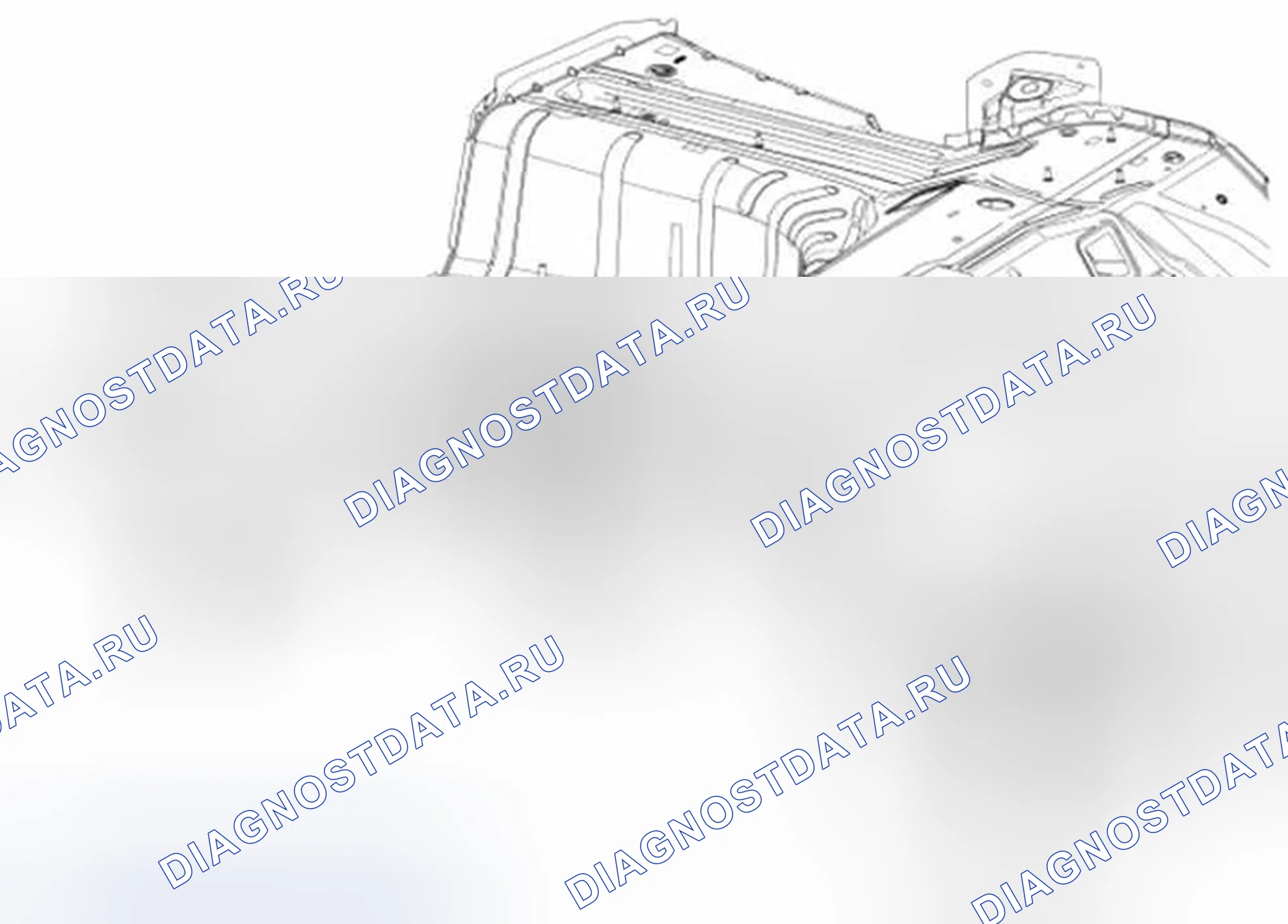 Рис. 55: Задняя подфюзеляжная рулевая рубка. Ford Mustang V рестайлинг