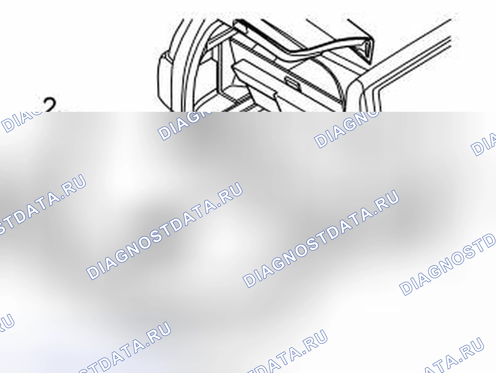 Рис. 45: Снять бампер. Volvo XC70 I рестайлинг