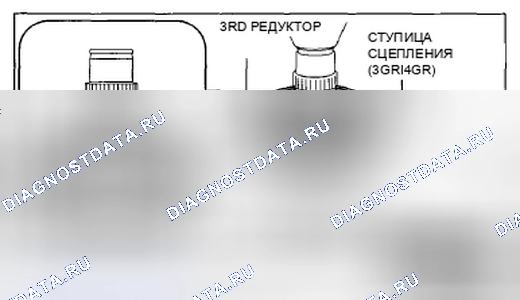 Рис. 511: Ступица сцепления (3GR / 4GR) Примечание по демонтажу. Mazda 3 BL рестайлинг