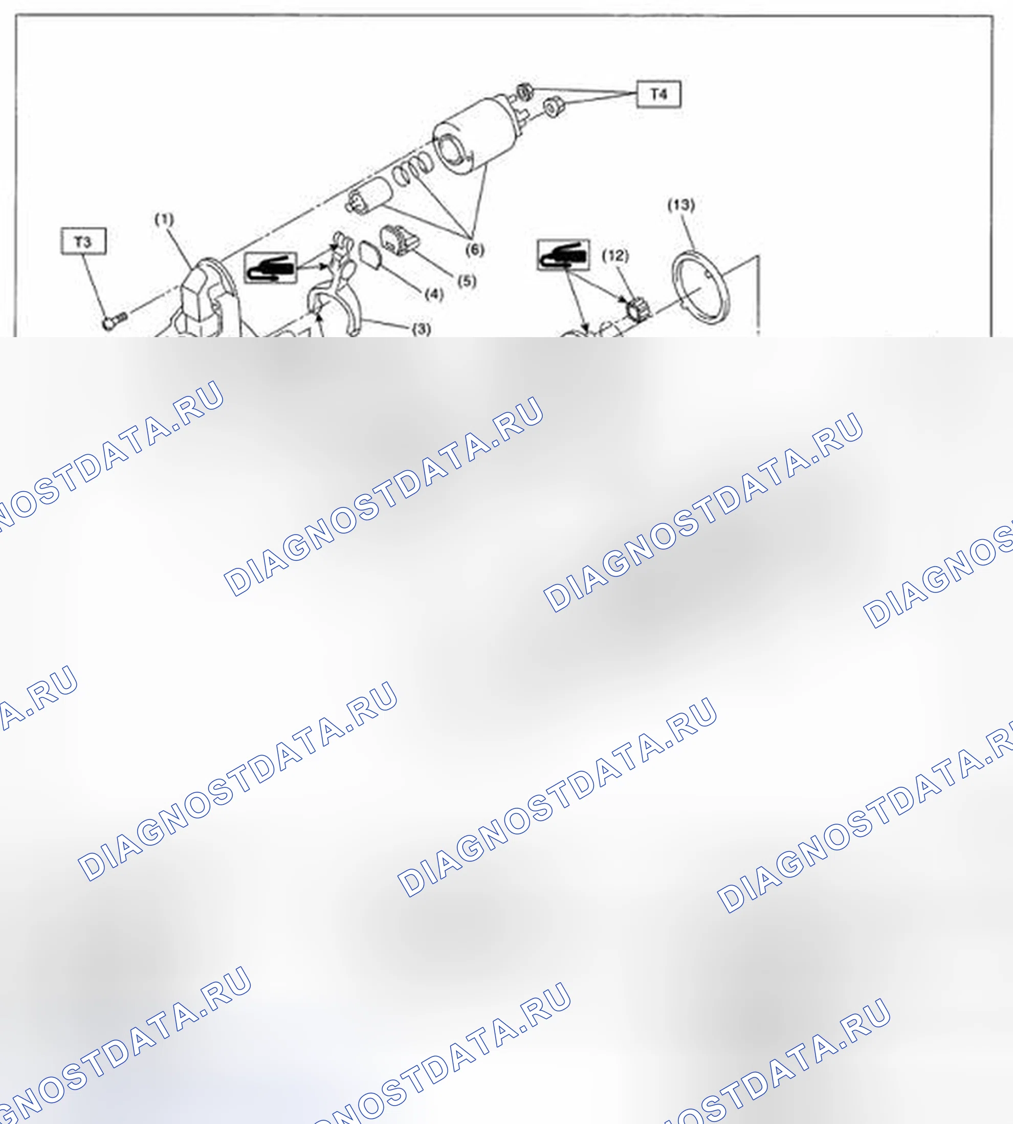 Рис. 54: СТАРТЕР. Subaru Impreza WRX STI GR