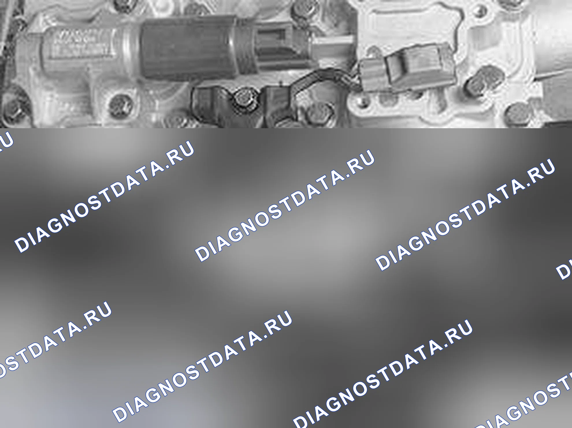 Рис. 180: Демонтаж корпуса термостата. Volvo S80 I