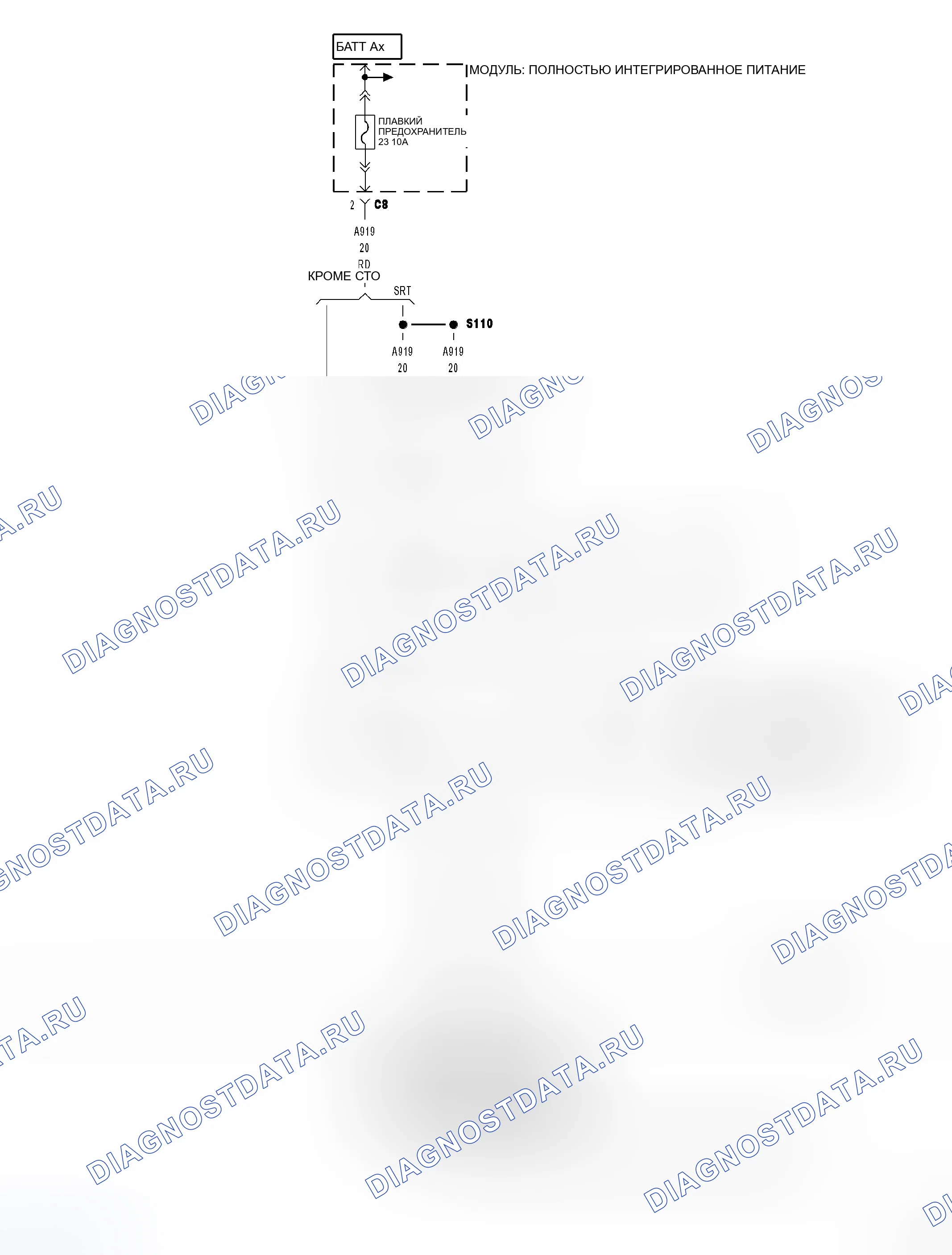 Рис. 31: Принципиальная схема. Dodge Cab & Chassis R3500 HD 