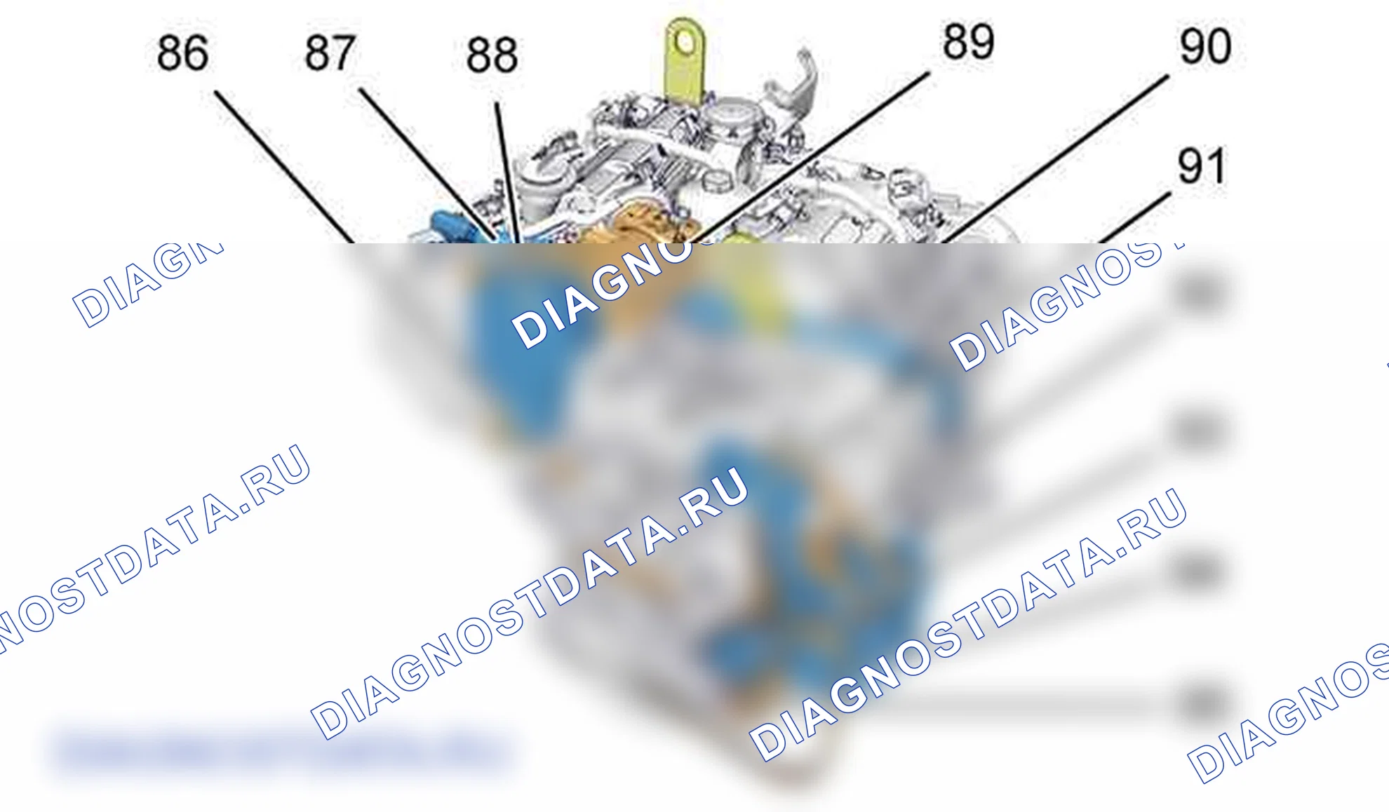 Повторная установка: двигателя — b1cm07nd. Citroen C5 II