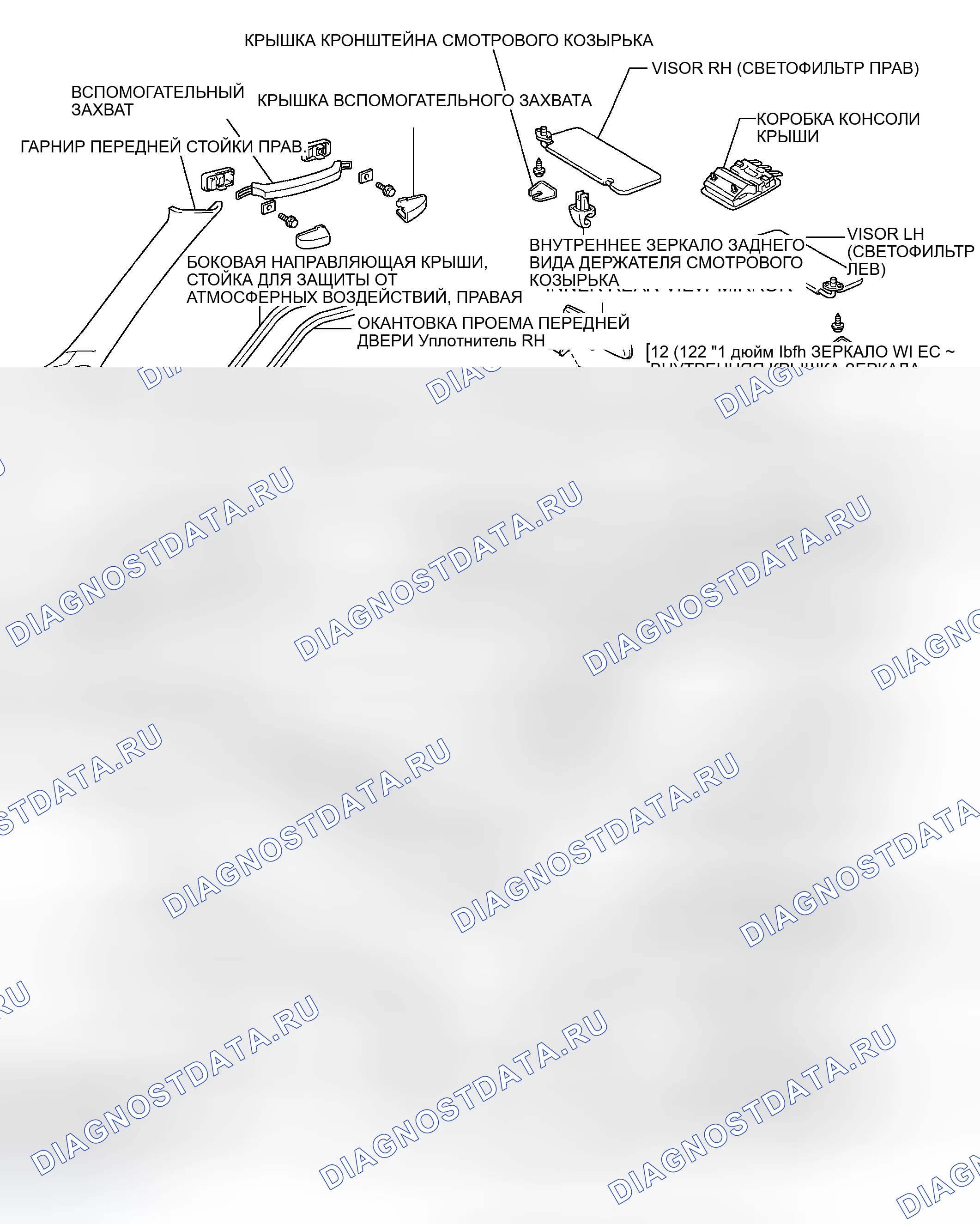 Рис. 55: КОМПОНЕНТЫ. Toyota Camry Solara II