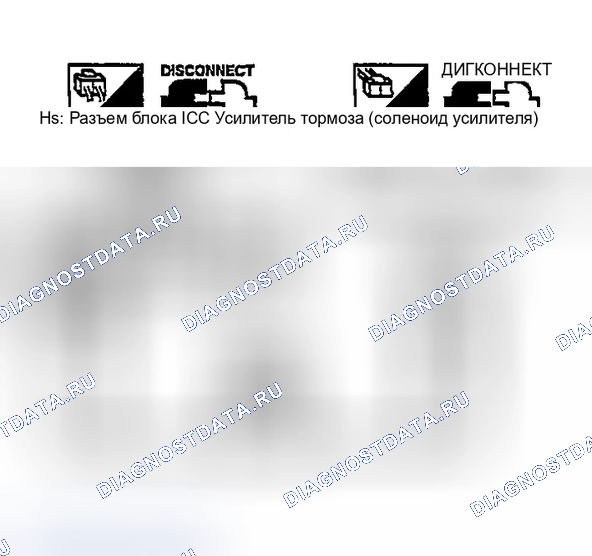 Рис. 142: 2. Проверка жгута между соленоидом / разъединителем и блоком ICC. Infiniti Q45 III