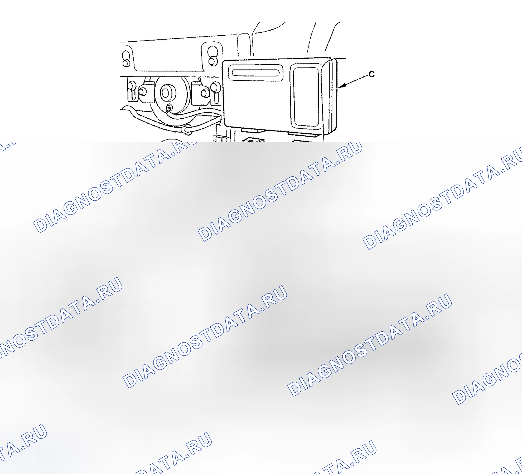 Рис. 20: ВХОДНОЕ ИСПЫТАНИЕ БЛОКА УПРАВЛЕНИЯ РАЗДВИЖНОЙ ДВЕРЬЮ С ЛЕВЫМ ПРИВОДОМ. Honda Odyssey II