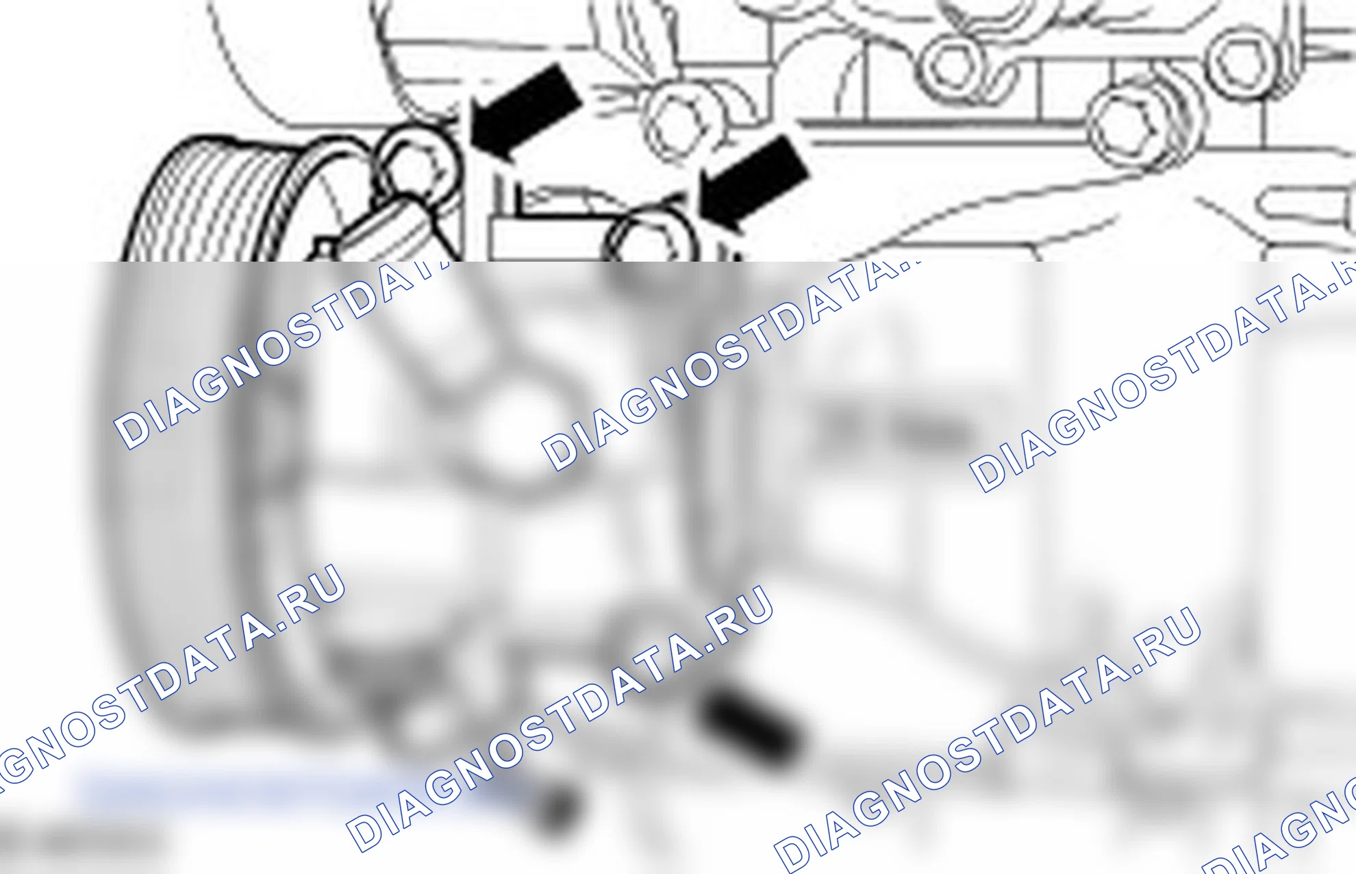 насос гидроусилителя руля — 1.25L Duratec-16V (Sigma)/1.4L Duratec-16V (Sigma)/1.6L Duratec-16V (Sigma), без опции: кондиционер: описание и работа. Ford C-MAX I рестайлинг
