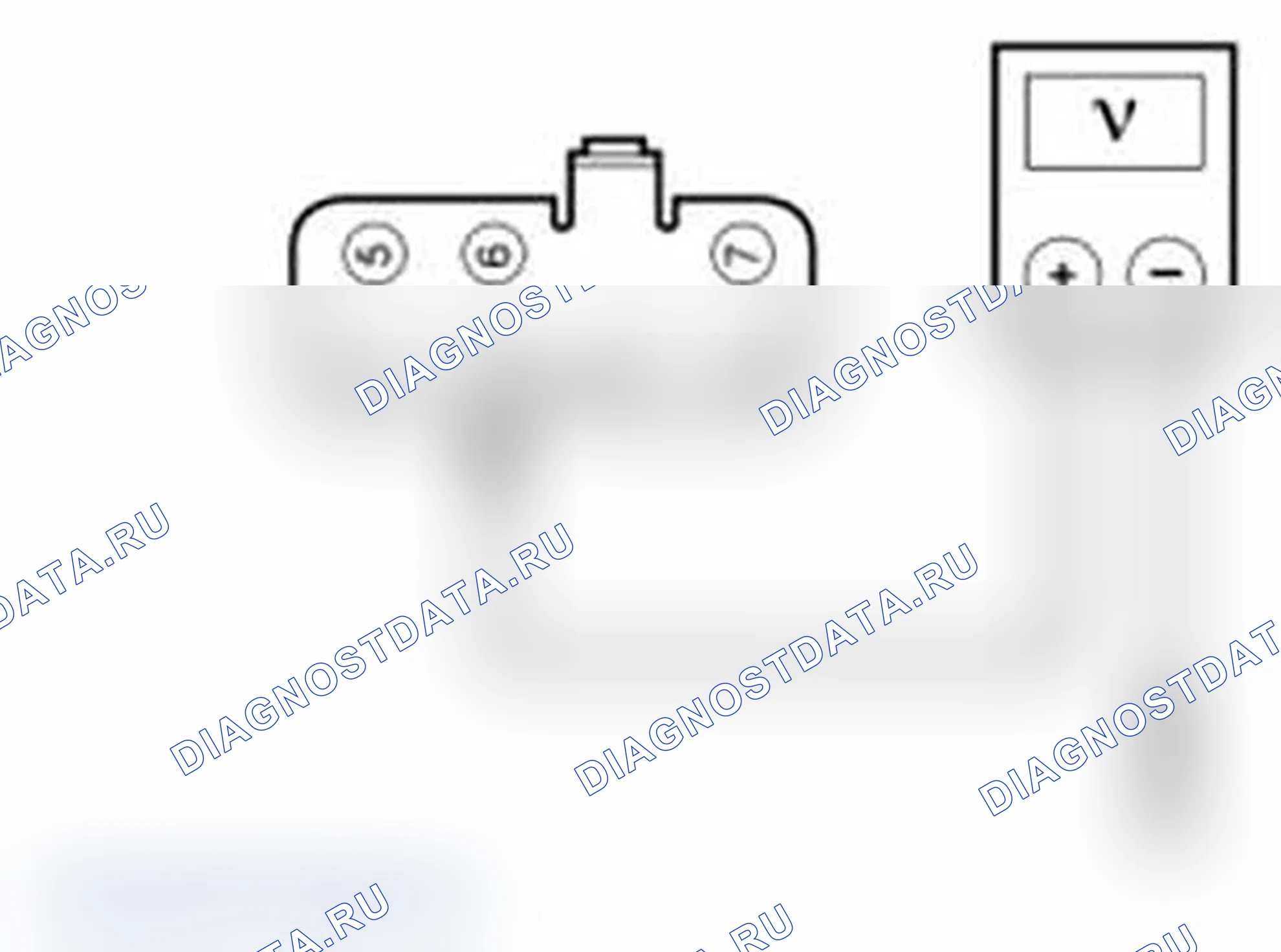 Рис. 2: КОНТРОЛЬНАЯ ТОЧКА B: ОДНО ОКНО НЕ РАБОТАЕТ - ЛЕВАЯ ПЕРЕДНЯЯ ЧАСТЬ. Ford Transit Connect I рестайлинг