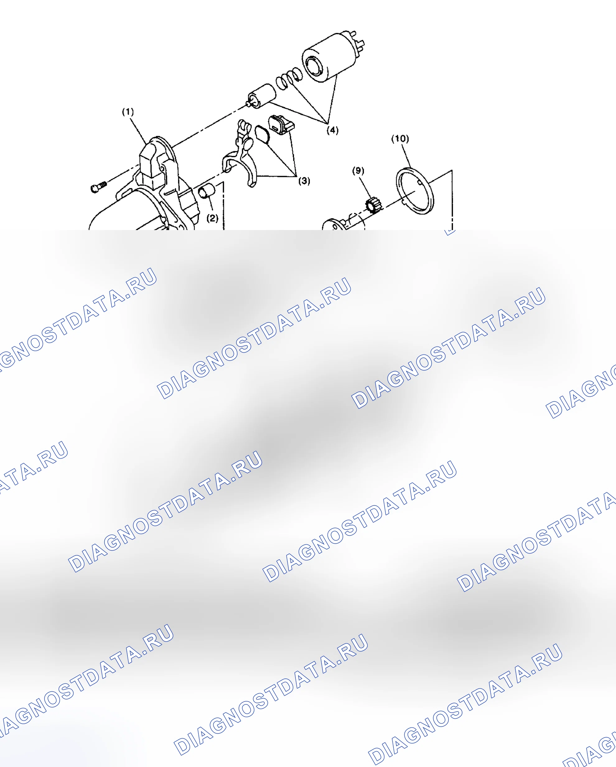 Рис. 3: РАСПОЛОЖЕНИЕ КОМПОНЕНТОВ. Subaru Impreza GD/GC/GG рестайлинг