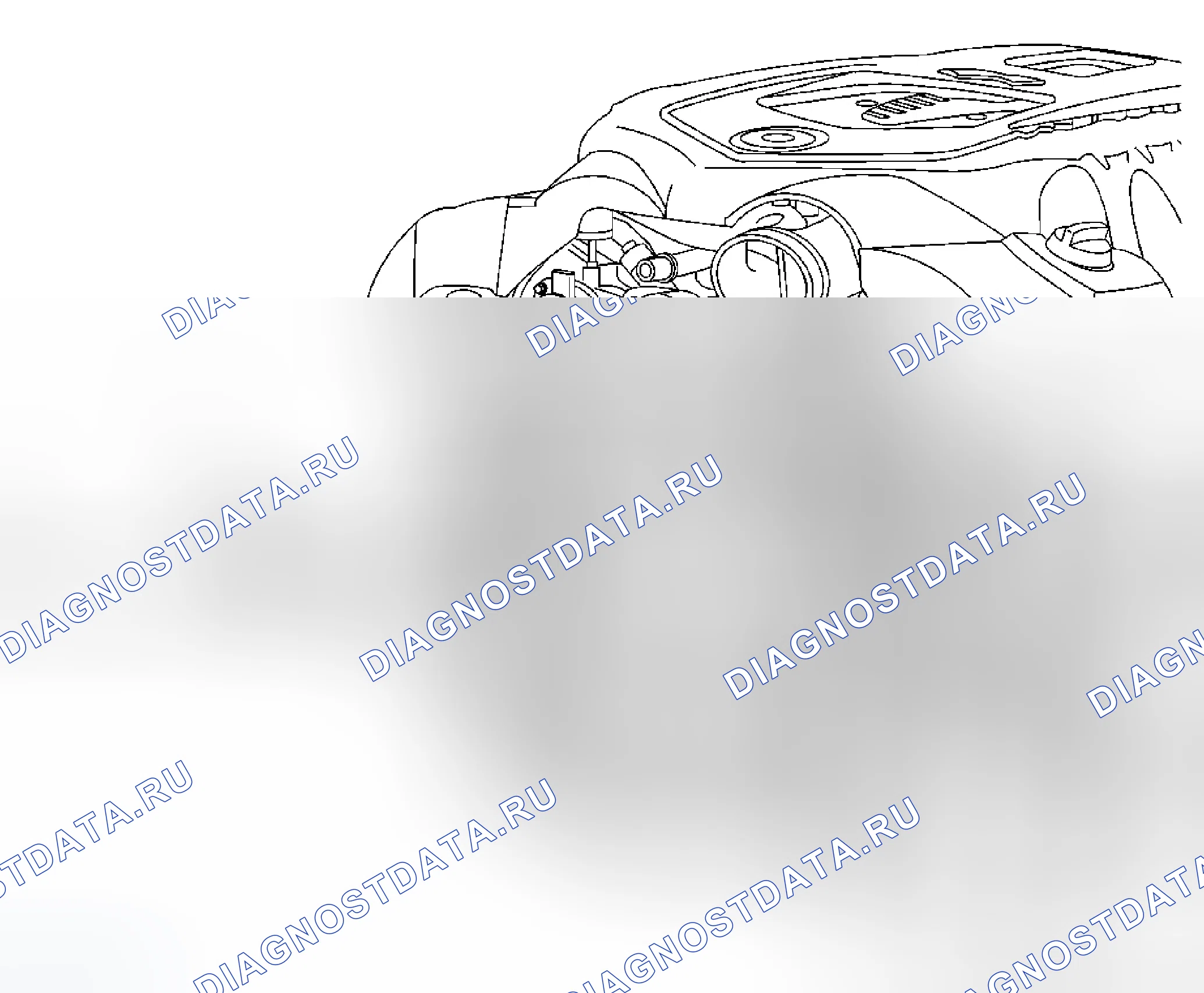 Рис. 7: Замена натяжного шкива ремня нагнетателя. Cadillac XLR I