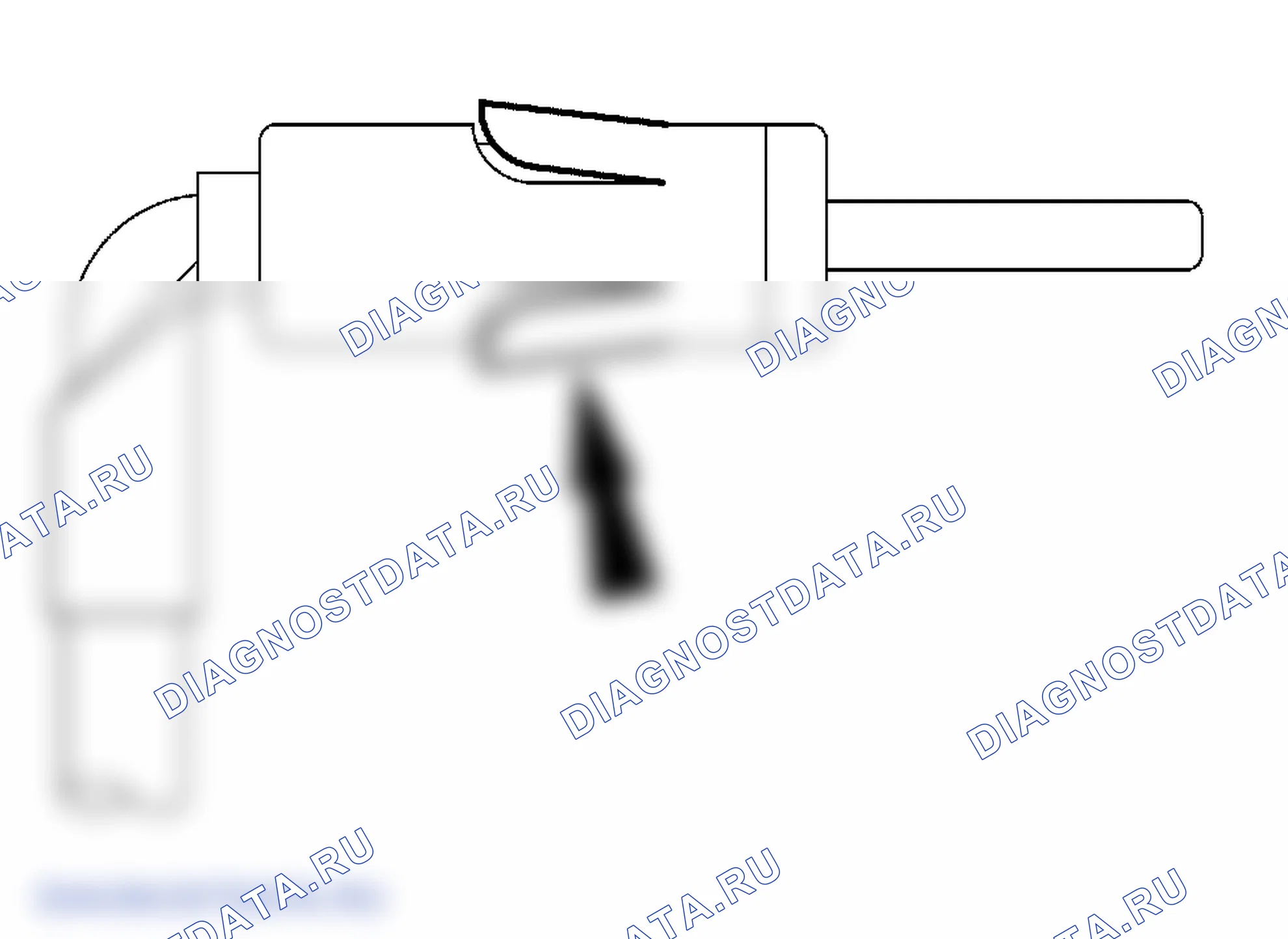 Рис. 4: диагностический тест B: ПЛОХОЙ ПРИЕМ. Ford Cutaway E350 