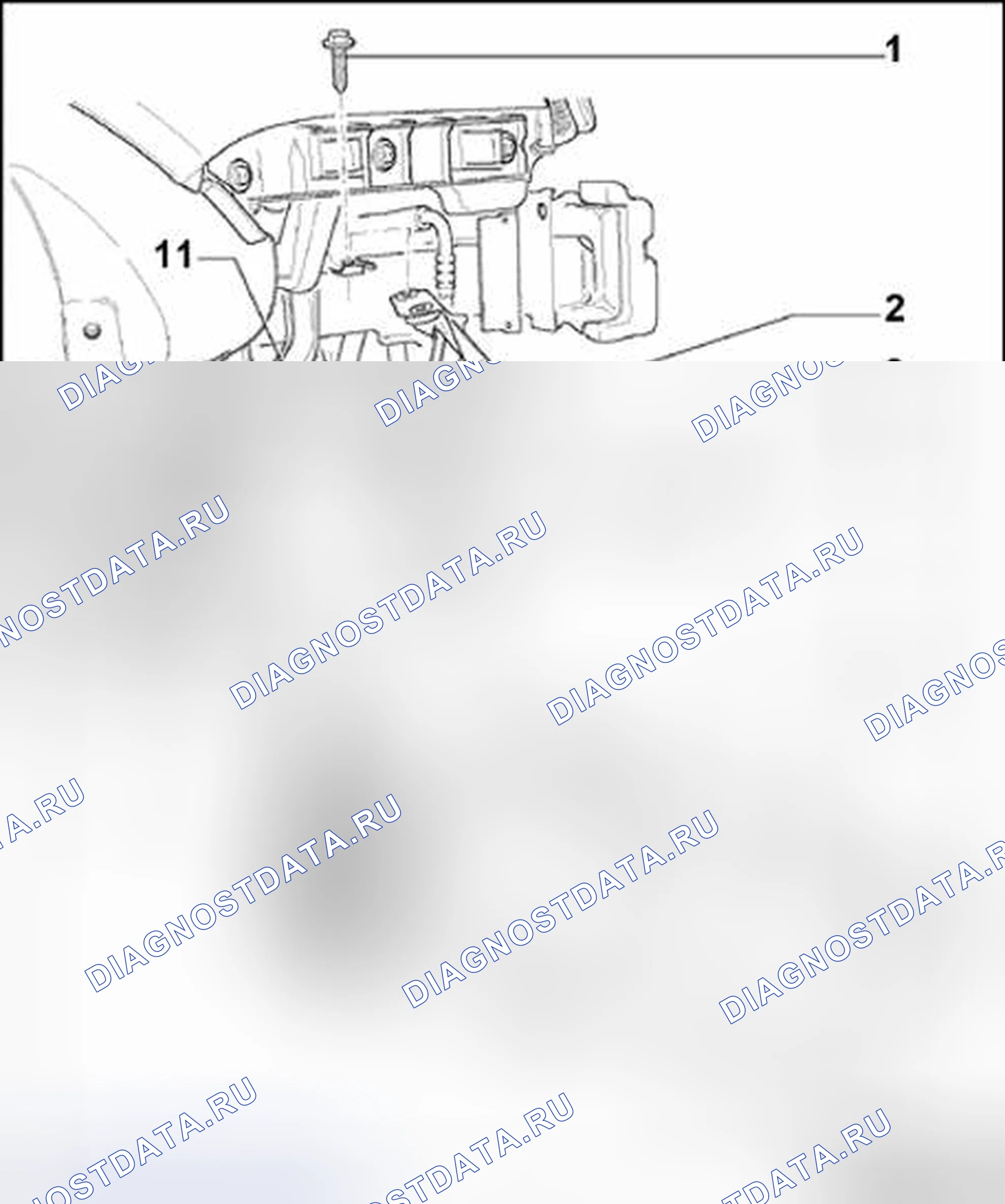 Рис. 769: Вспомогательный радиатор. Volkswagen Jetta IV