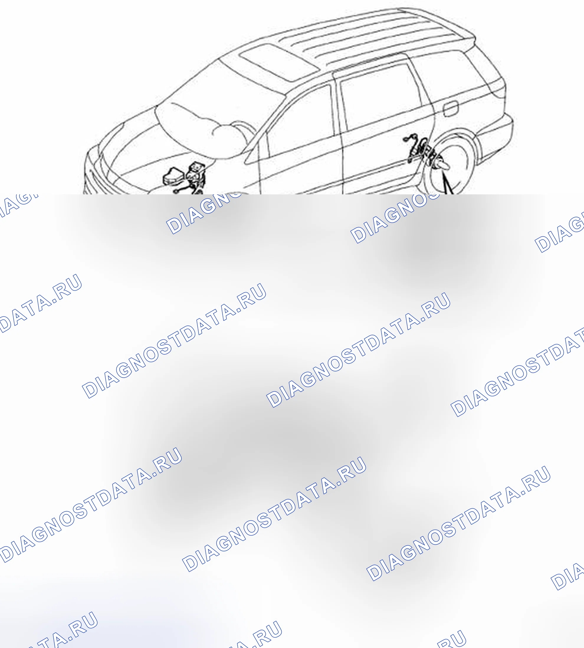 Рис. 144: КОМПОНЕНТЫ. Toyota Sienna II рестайлинг