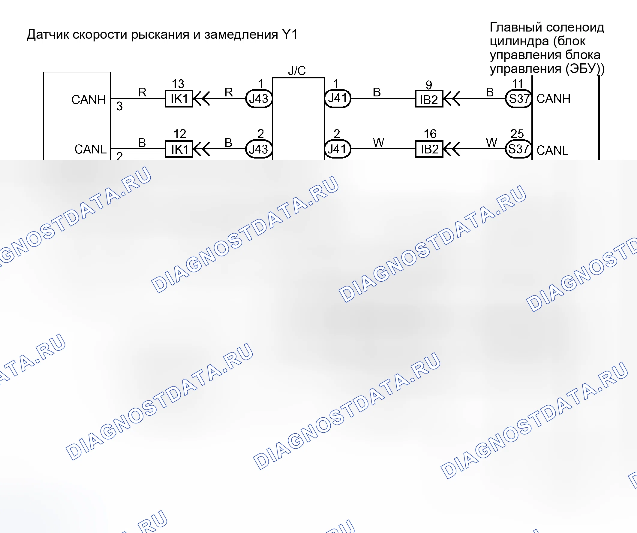 Рис. 91: электросхема. Honda Accord VI