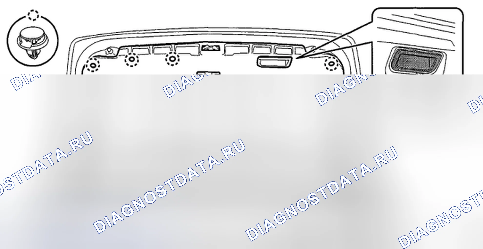 Рис. 130: ОТДЕЛКА КРЫШКИ БАГАЖНИКА. Subaru Legacy BM/BR