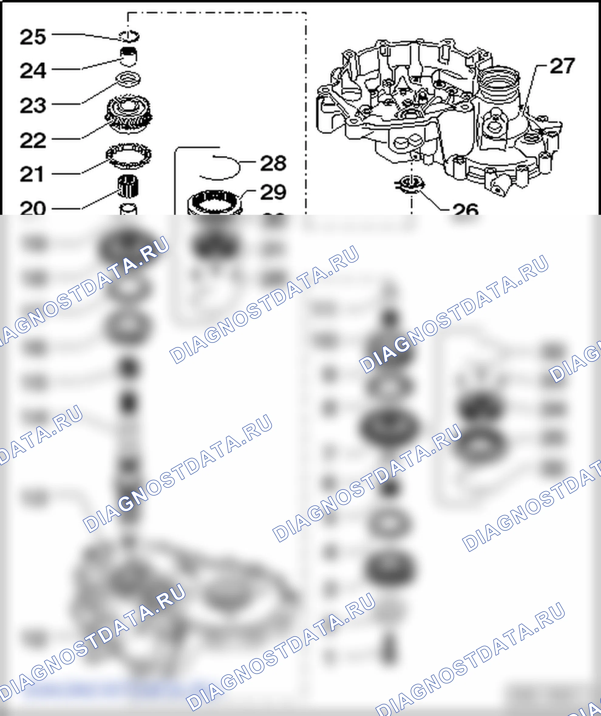 Первичный вал (6-ступенчатая МКП 02U). SEAT Toledo Iv