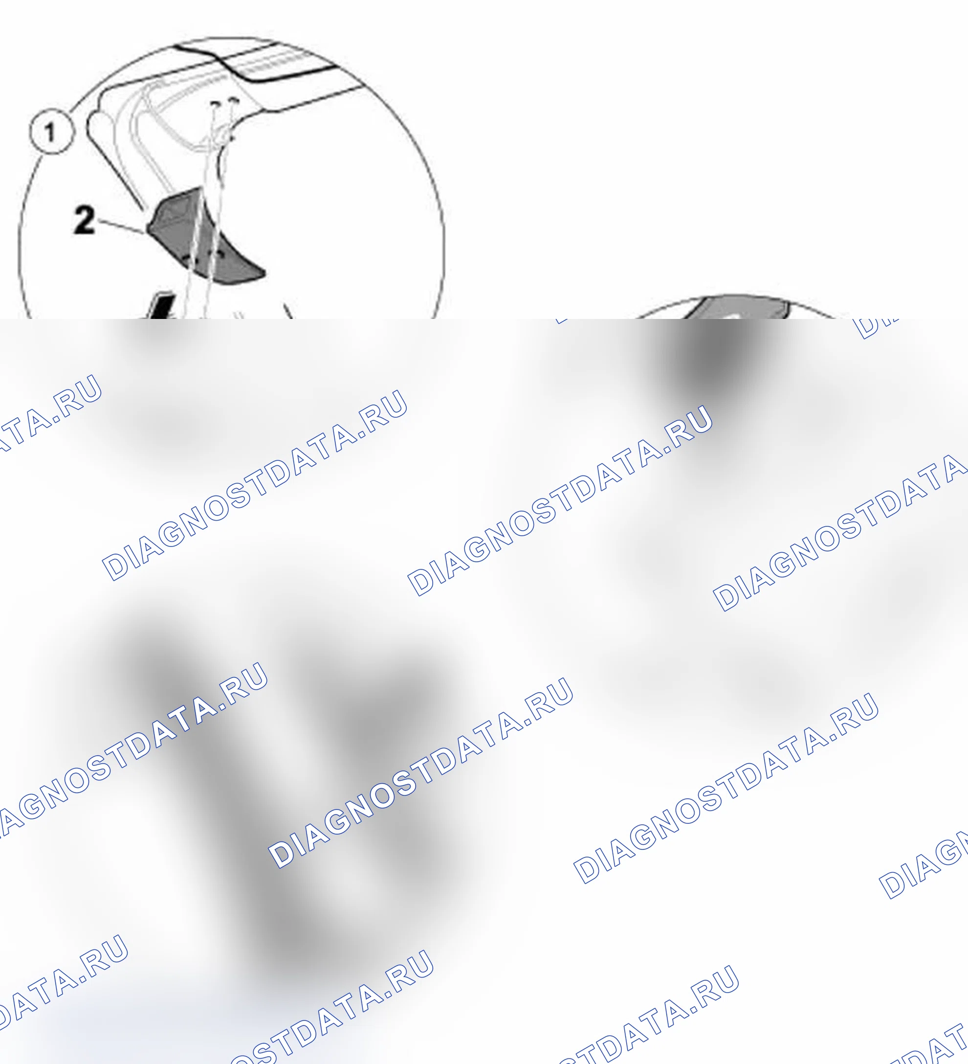 Рис. 57: СНЯТИЕ облицовки СТОЙКИ А. Porsche Boxster S 986
