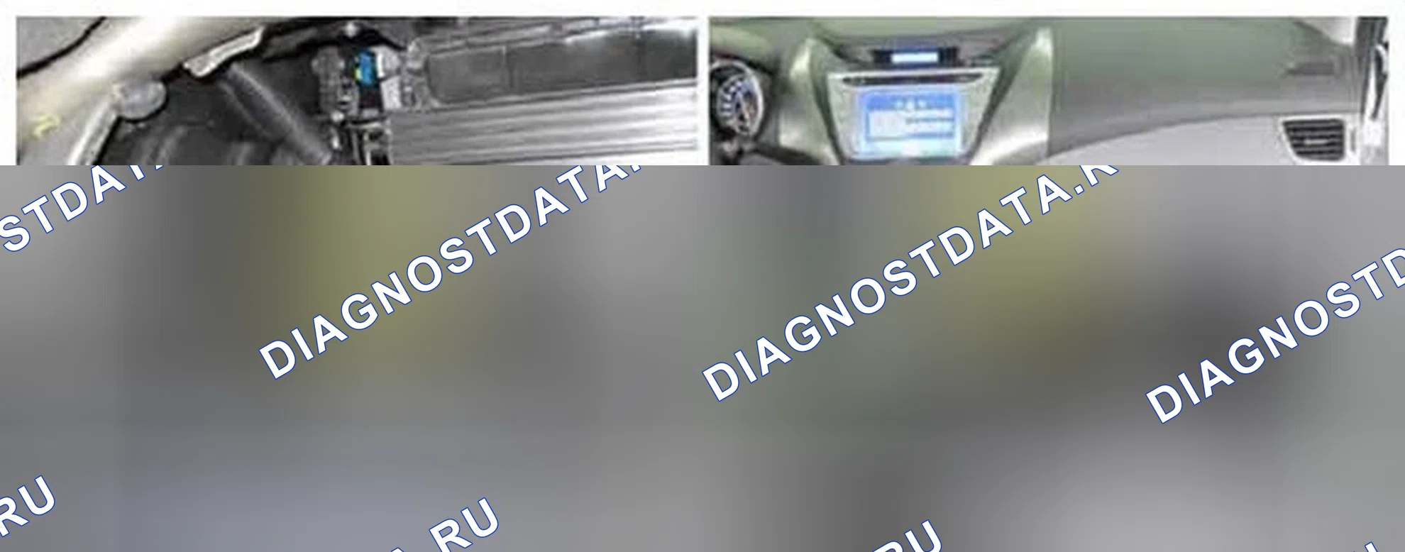 Рис. 95: Расположение компонентов. Hyundai Elantra V