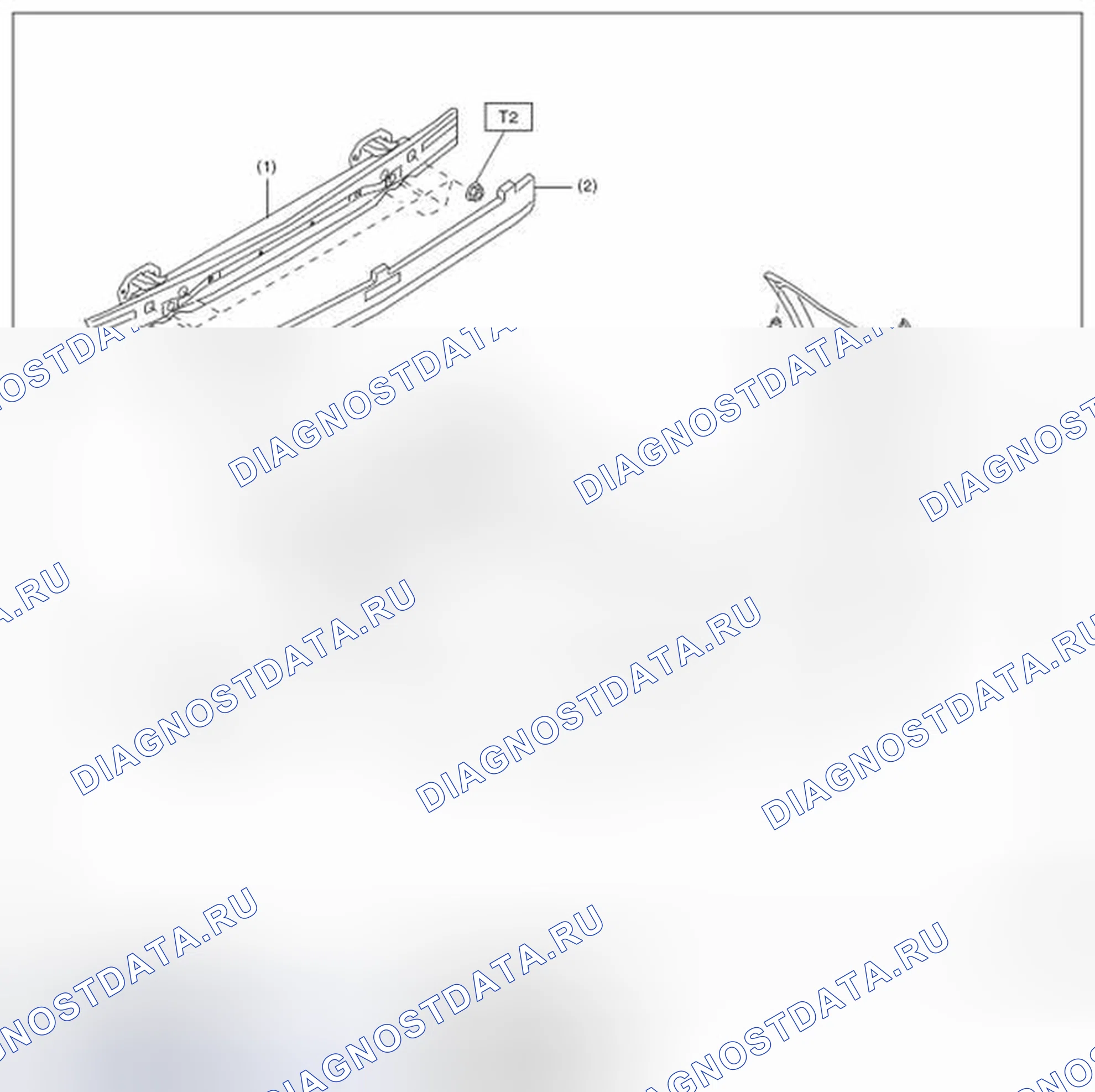 Рис. 20: ЗАДНИЙ БАМПЕР. Subaru Outback BR рестайлинг