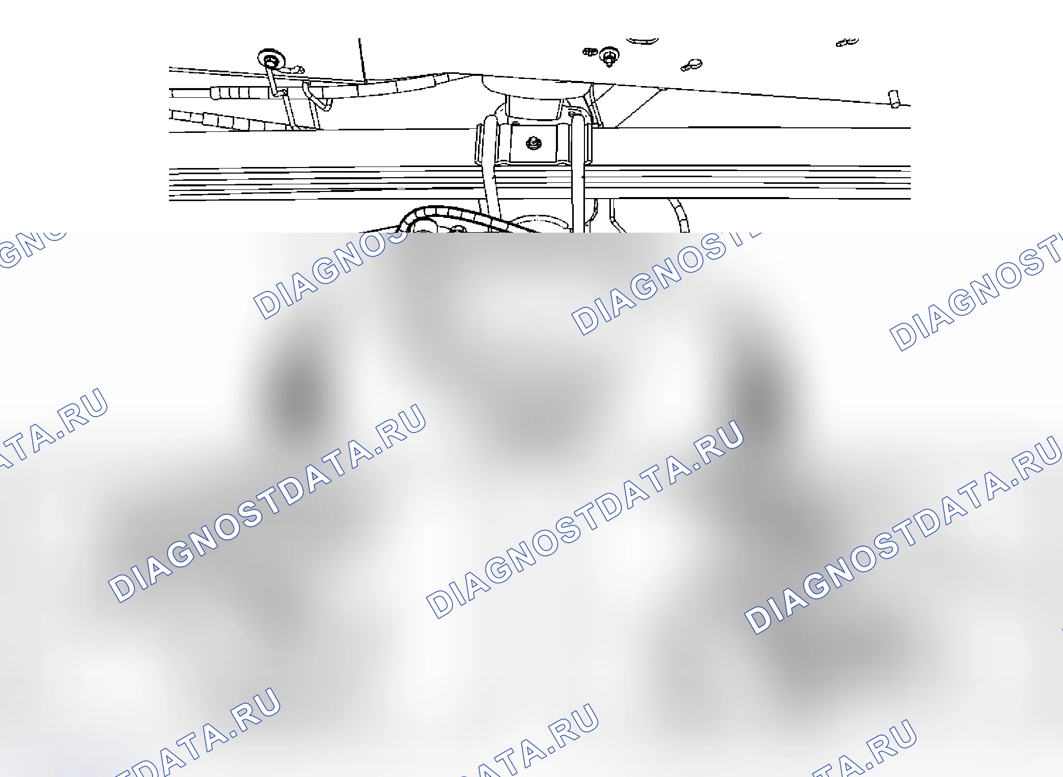 Рис. 11: Замена шланга заднего тормоза (суппорт - JH6, JH7). Chevrolet Silverado 3500 HD 