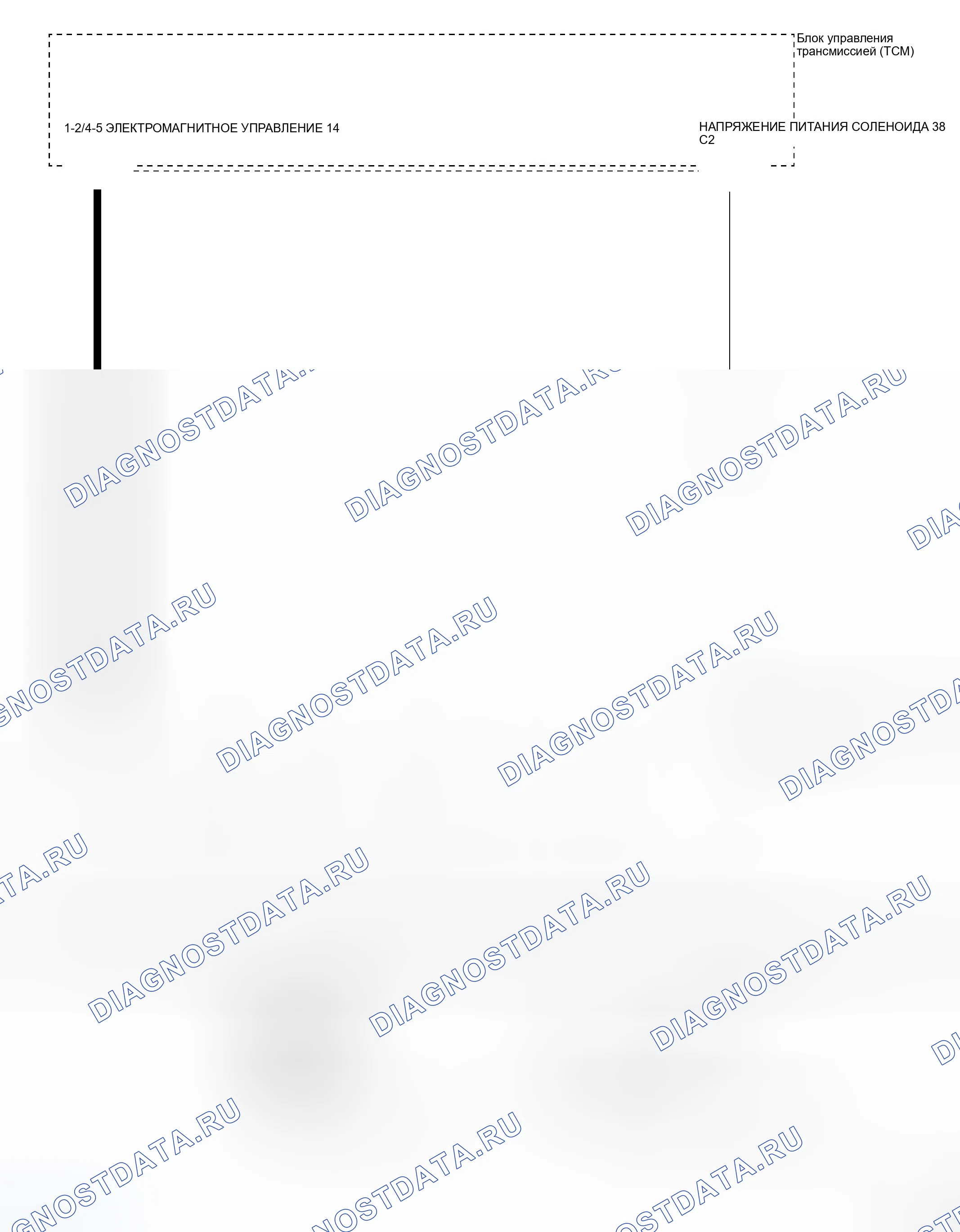 Рис. 316: (P0753) 1-2 / 4-5 ЦЕПЬ СОЛЕНОИДА. Chrysler Crossfire I