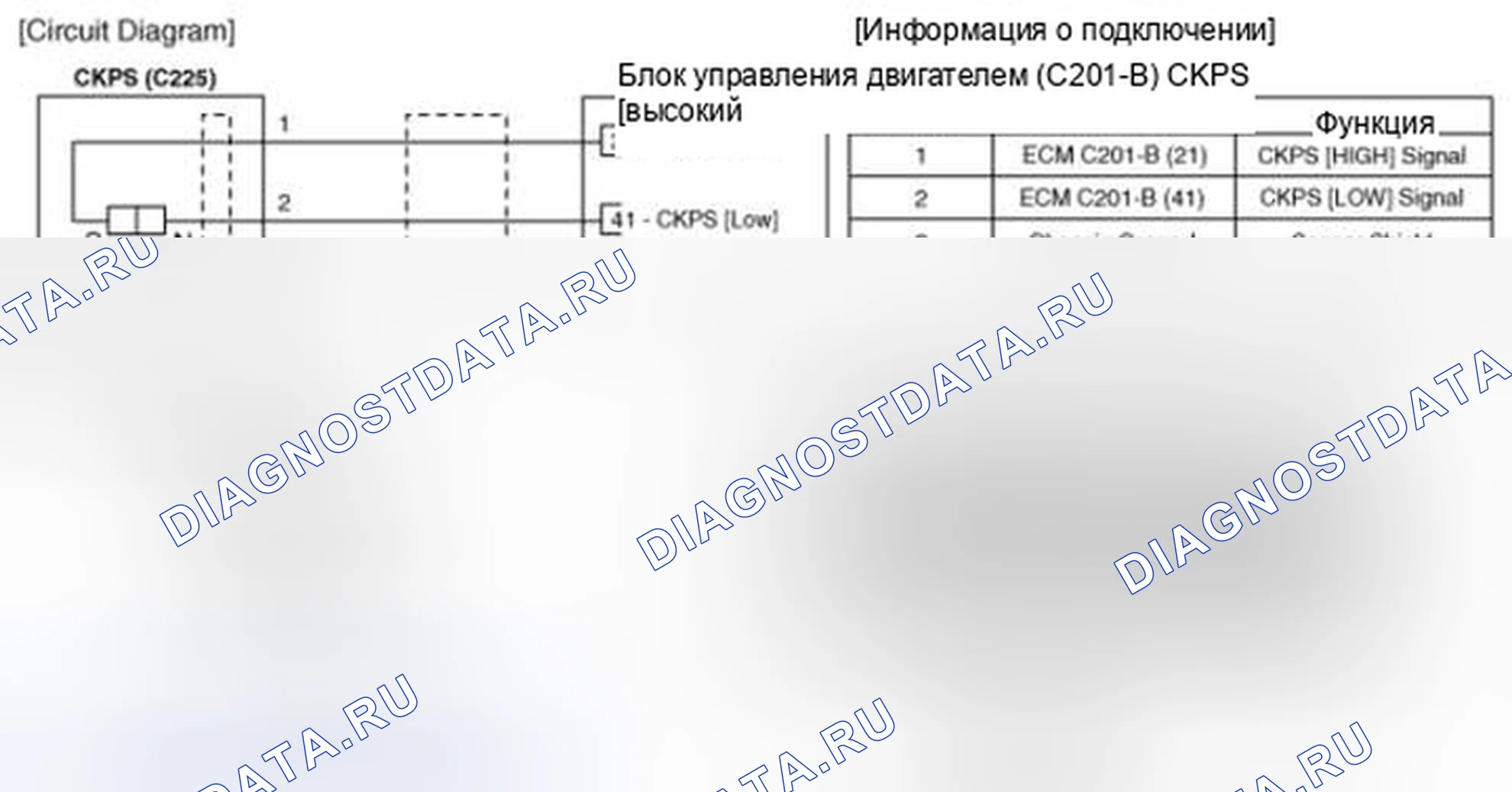 Рис. 89: Принципиальная схема. Kia Magentis II рестайлинг