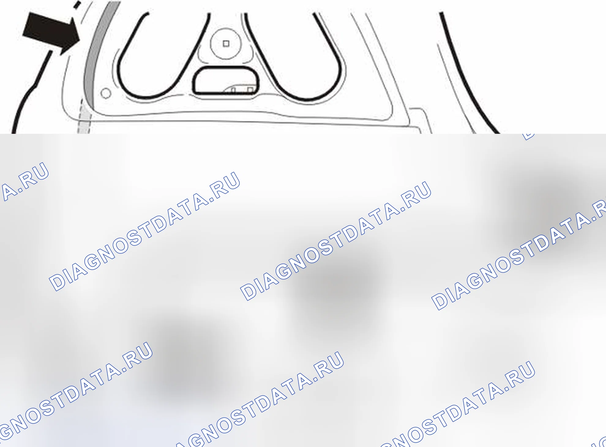Рис. 11: Швы, проверка (S40 (-04) / V40). Volvo S40 I рестайлинг