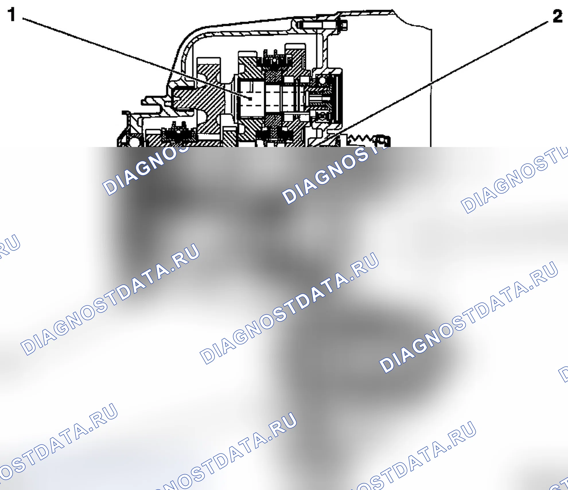 Передача усилия в механической коробке передач F23. Opel Vectra B