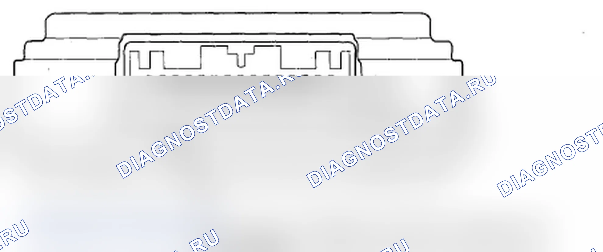 Рис. 276: Входы и выходы блока управления HandsFreeLink. Acura MDX II рестайлинг