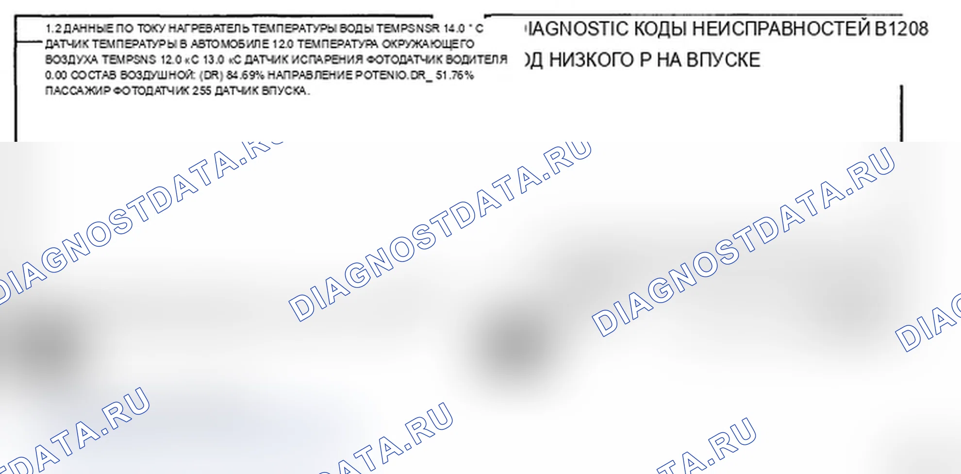 Рис. 128: МОНИТОРИНГ ДАННЫХ SCANTOOL. Hyundai Santa Fe II
