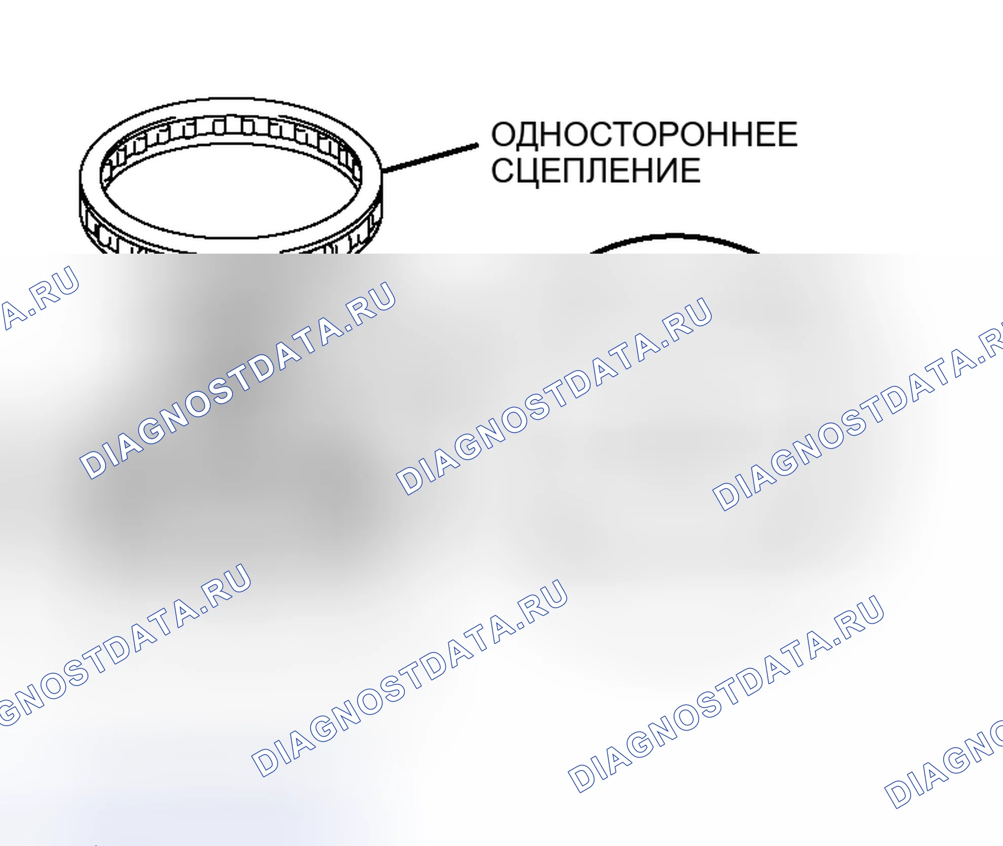 Рис. 544: >> B <<ОДНОСТОРОННЯЯ УСТАНОВКА СЦЕПЛЕНИЯ. Mitsubishi Lancer Evolution IX